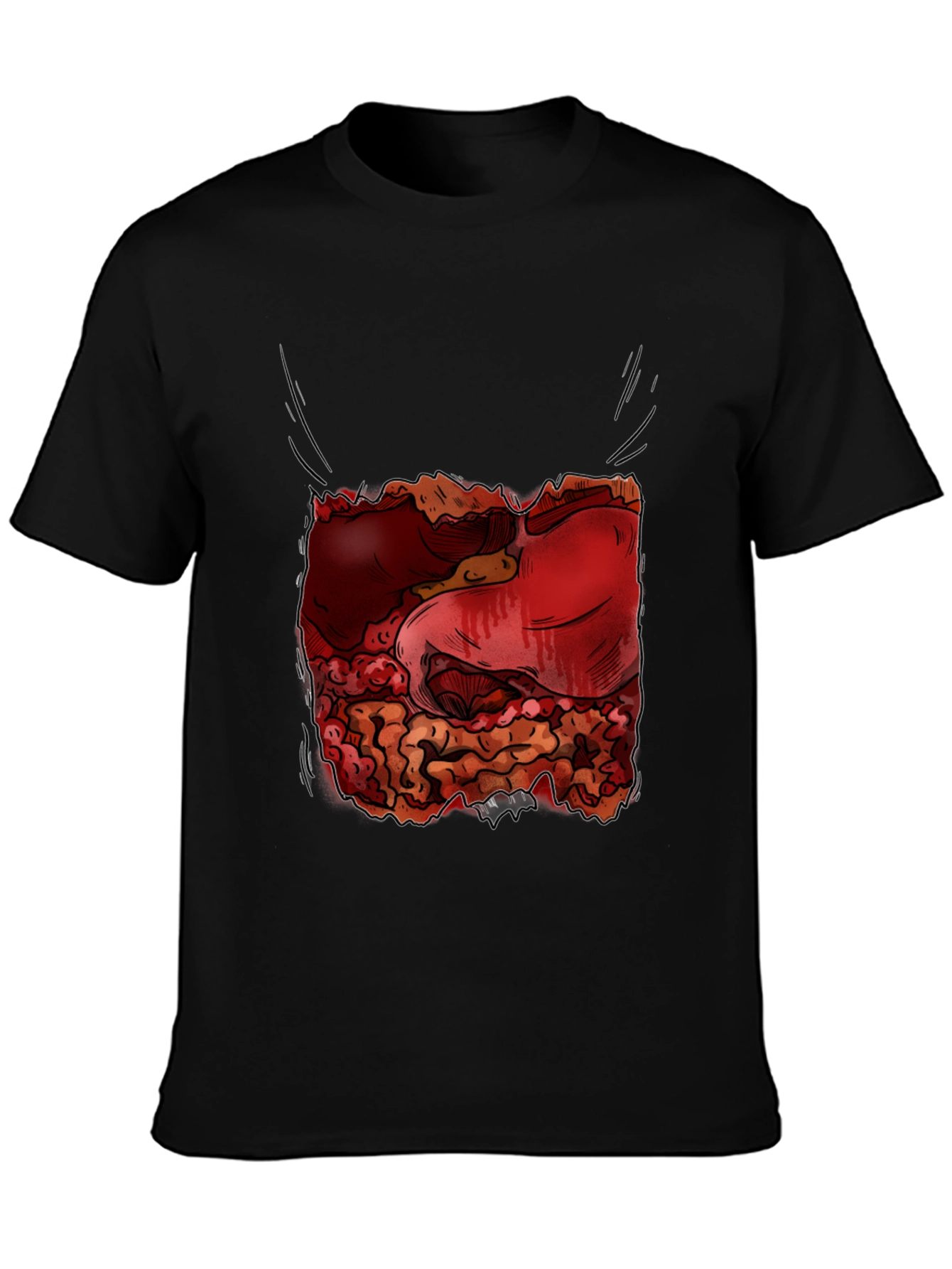 Guts Graphic Tee - Funny Anatomy Humor T-Shirt