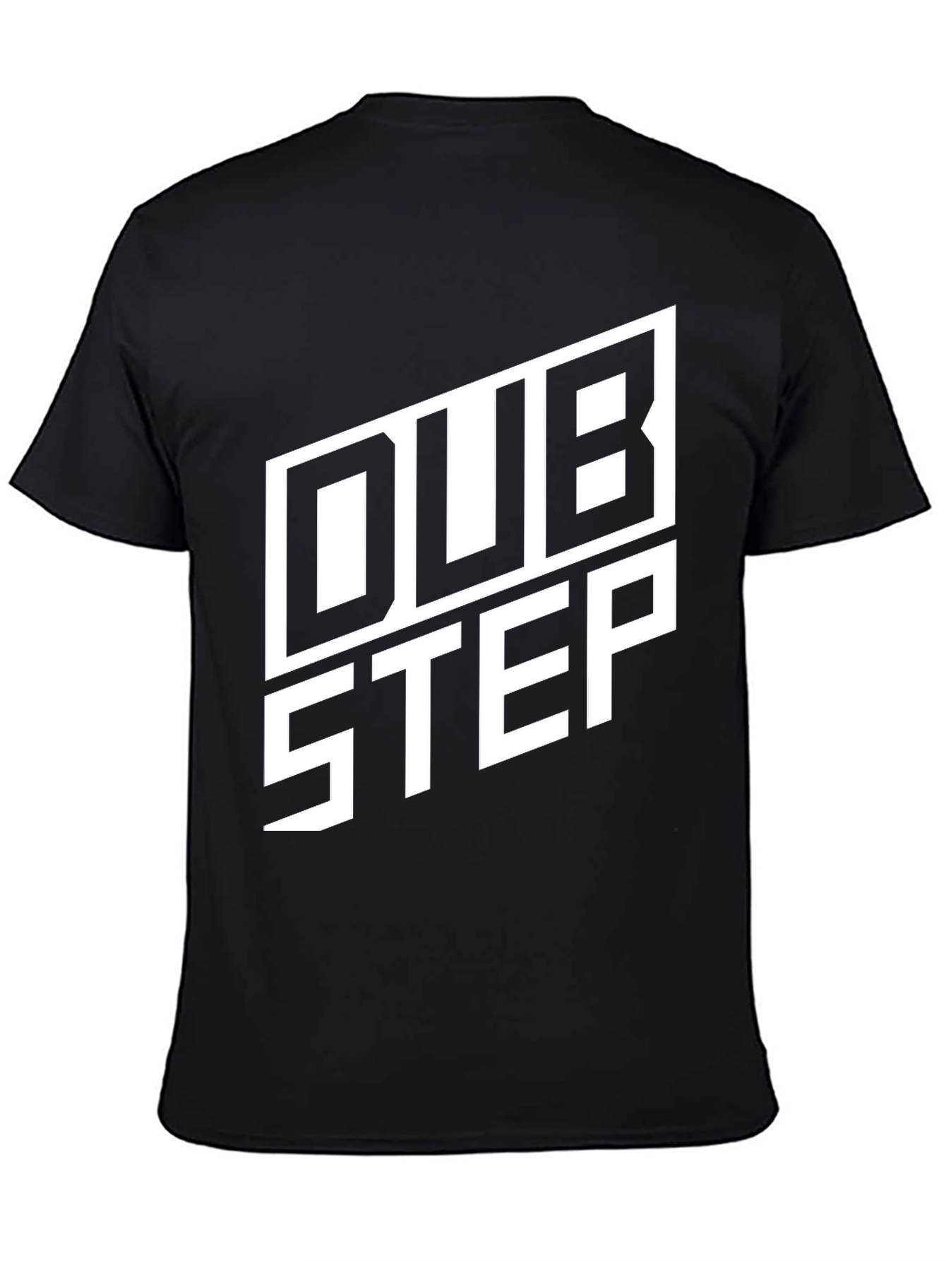 Dubstep Graphic Tee - Black Crew Neck