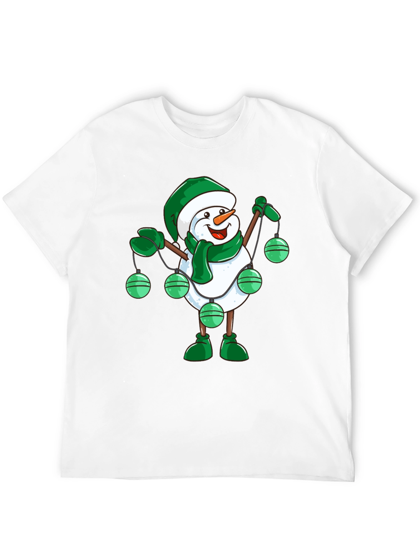 Festive Snowman Graphic Tee