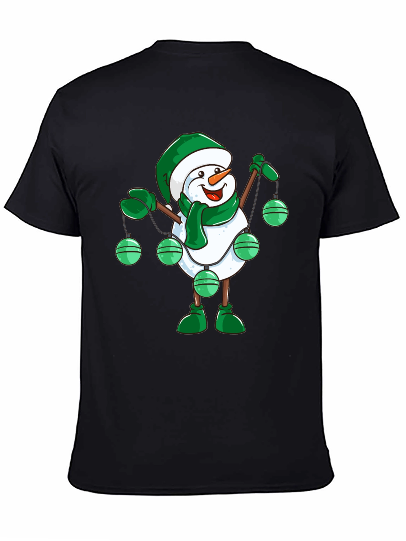 Festive Snowman Graphic Tee