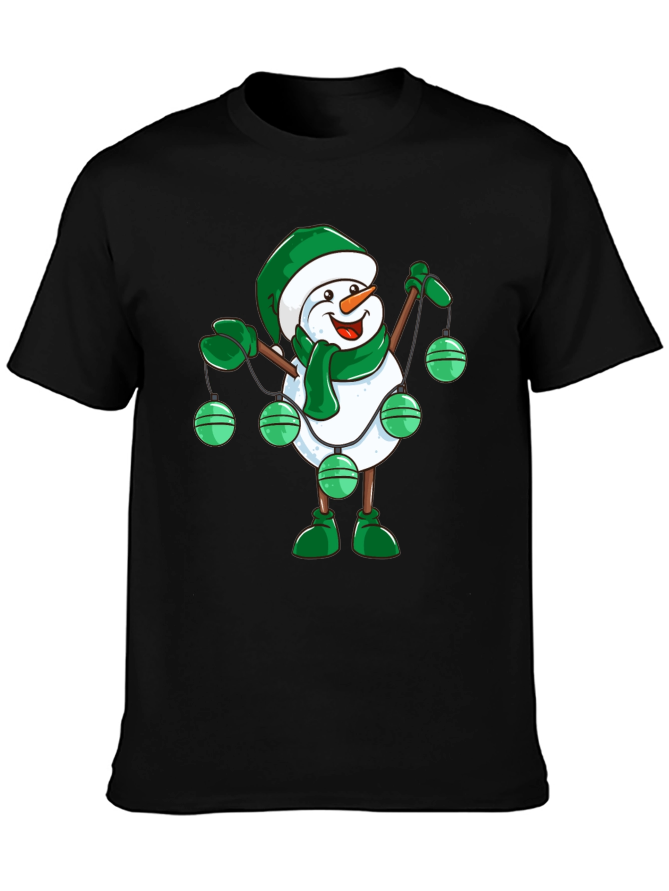Festive Snowman Graphic Tee