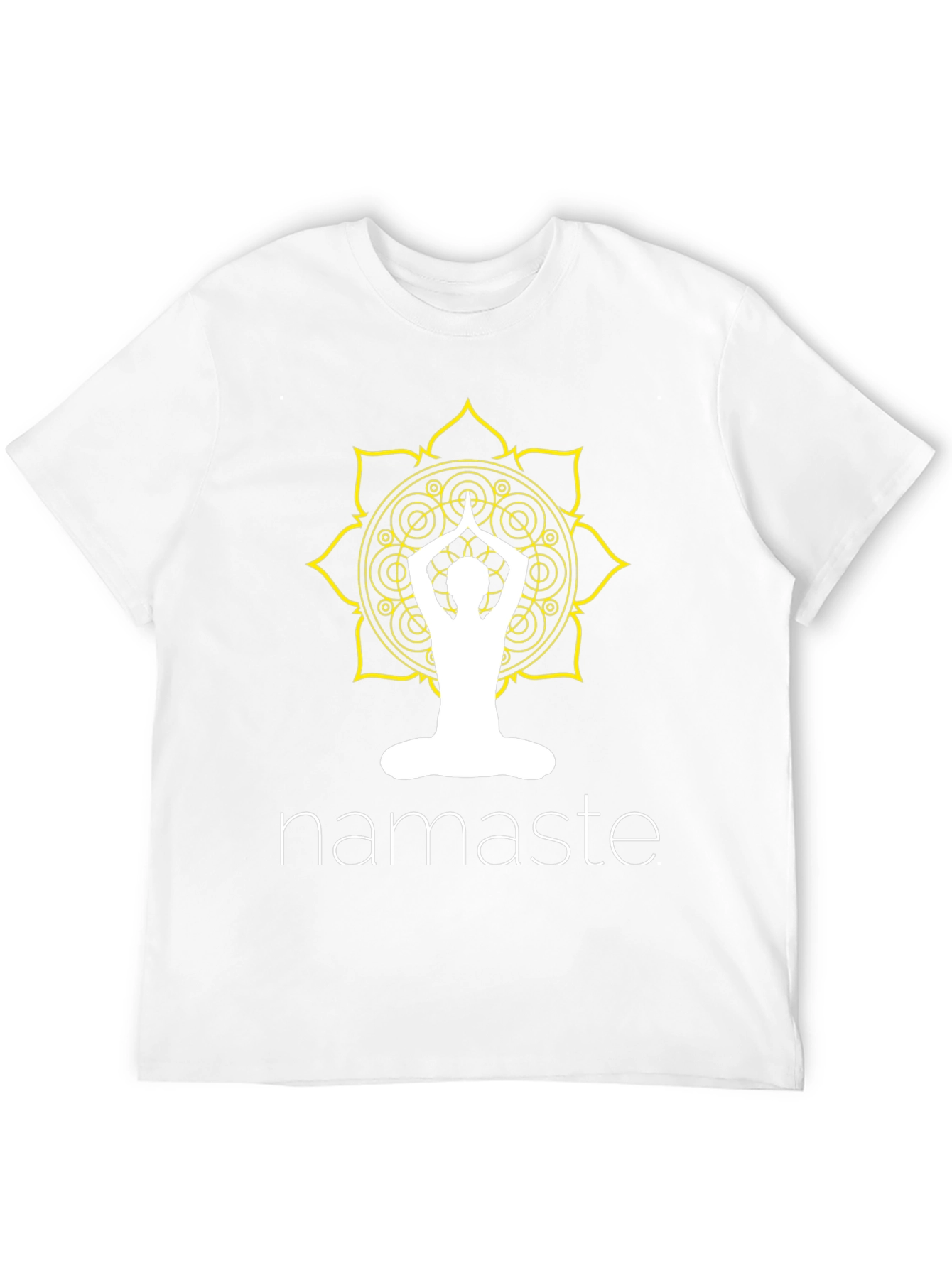 Namaste Yoga Graphic Tee - Black