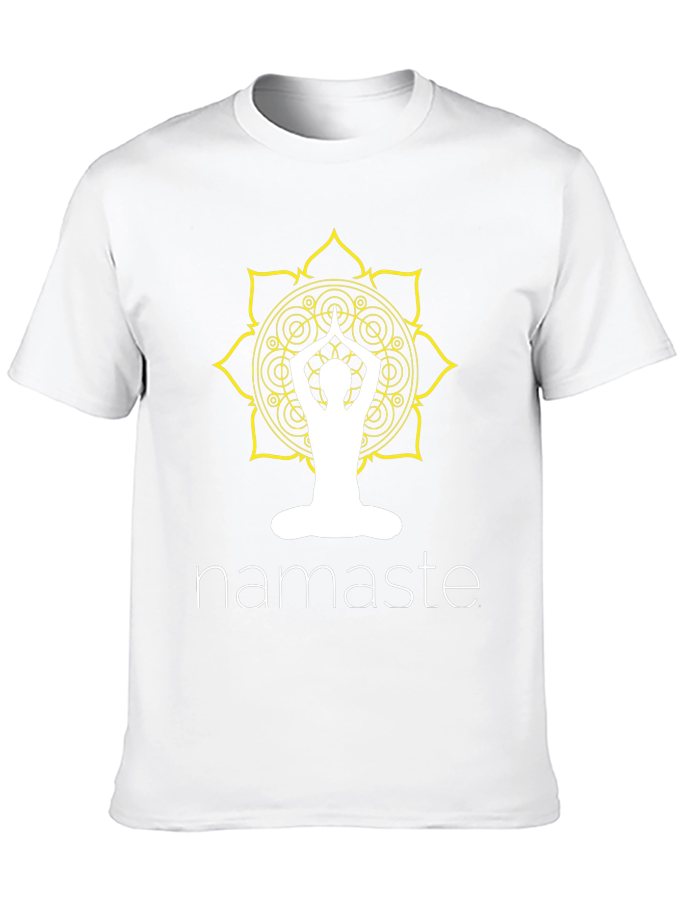 Namaste Yoga Graphic Tee - Black