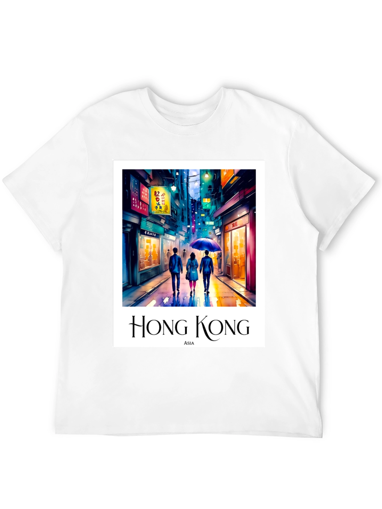 Hong Kong Asia Graphic T-Shirt