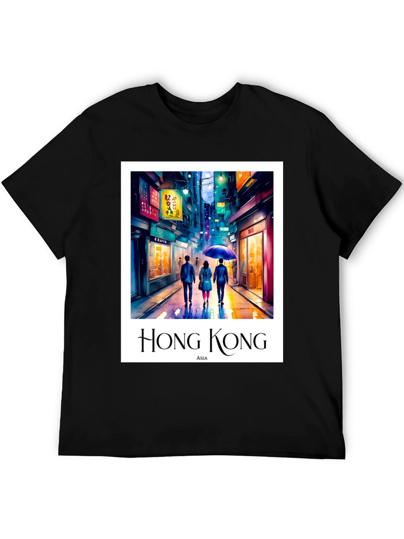 Hong Kong Asia Graphic T-Shirt