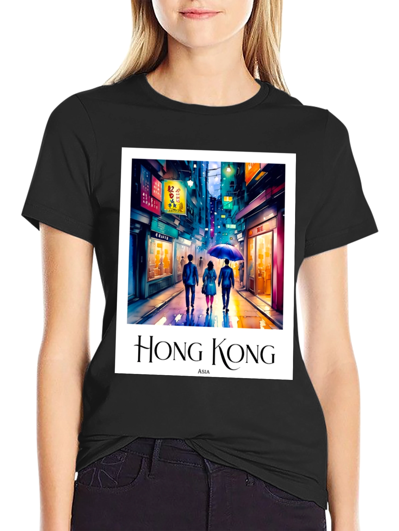 Hong Kong Asia Graphic T-Shirt