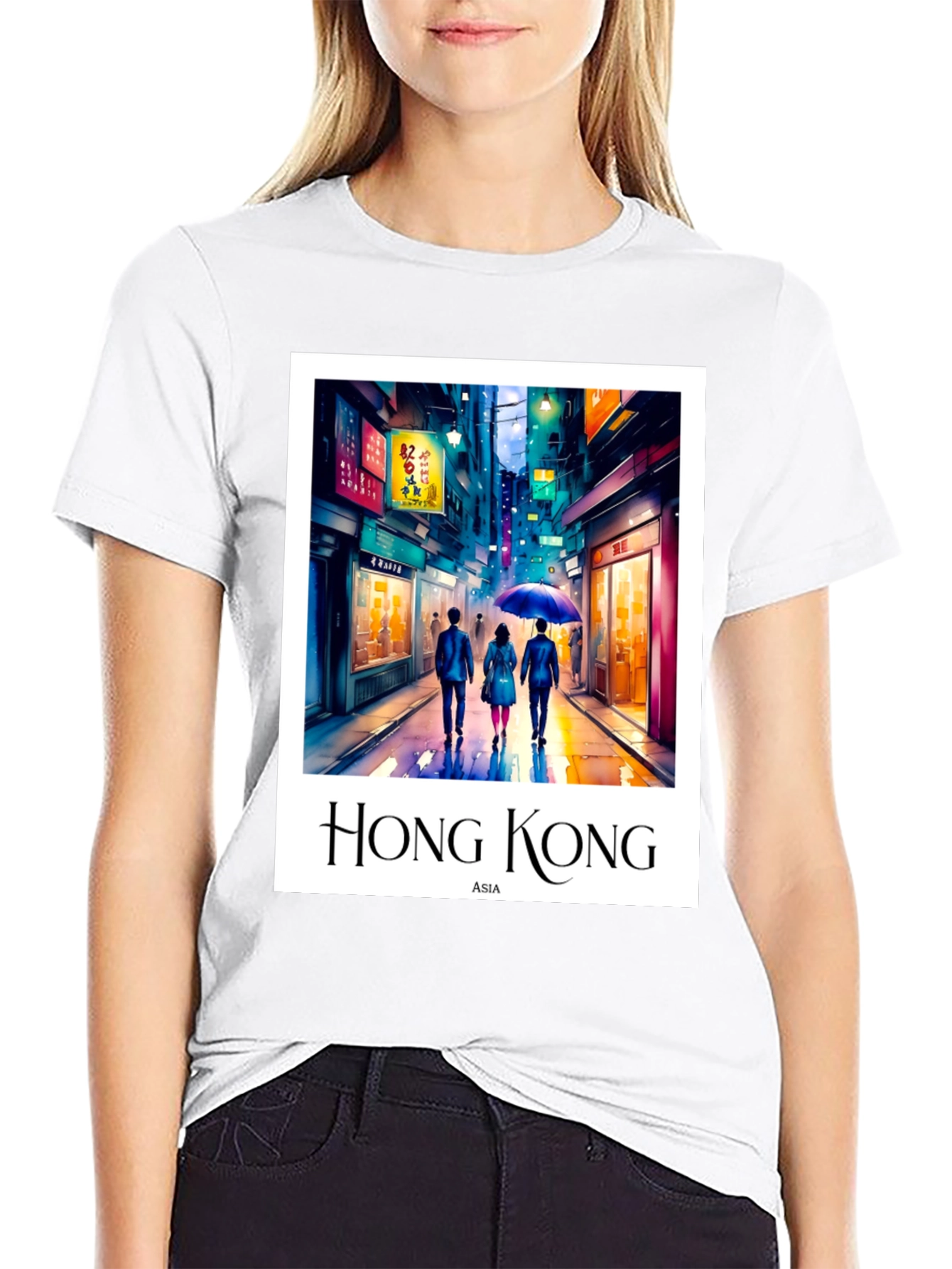 Hong Kong Asia Graphic T-Shirt