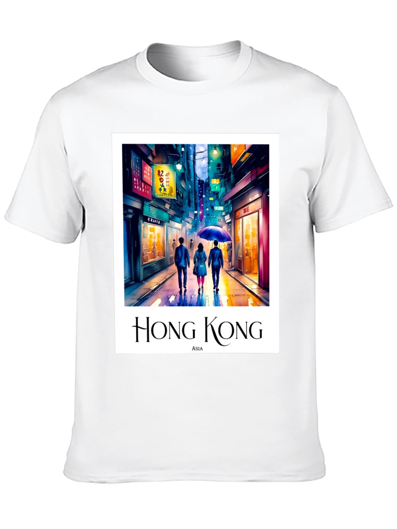 Hong Kong Asia Graphic T-Shirt