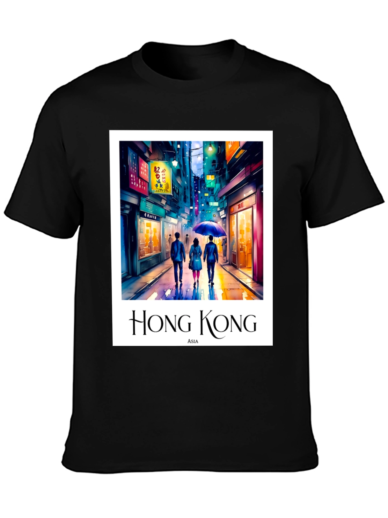 Hong Kong Asia Graphic T-Shirt