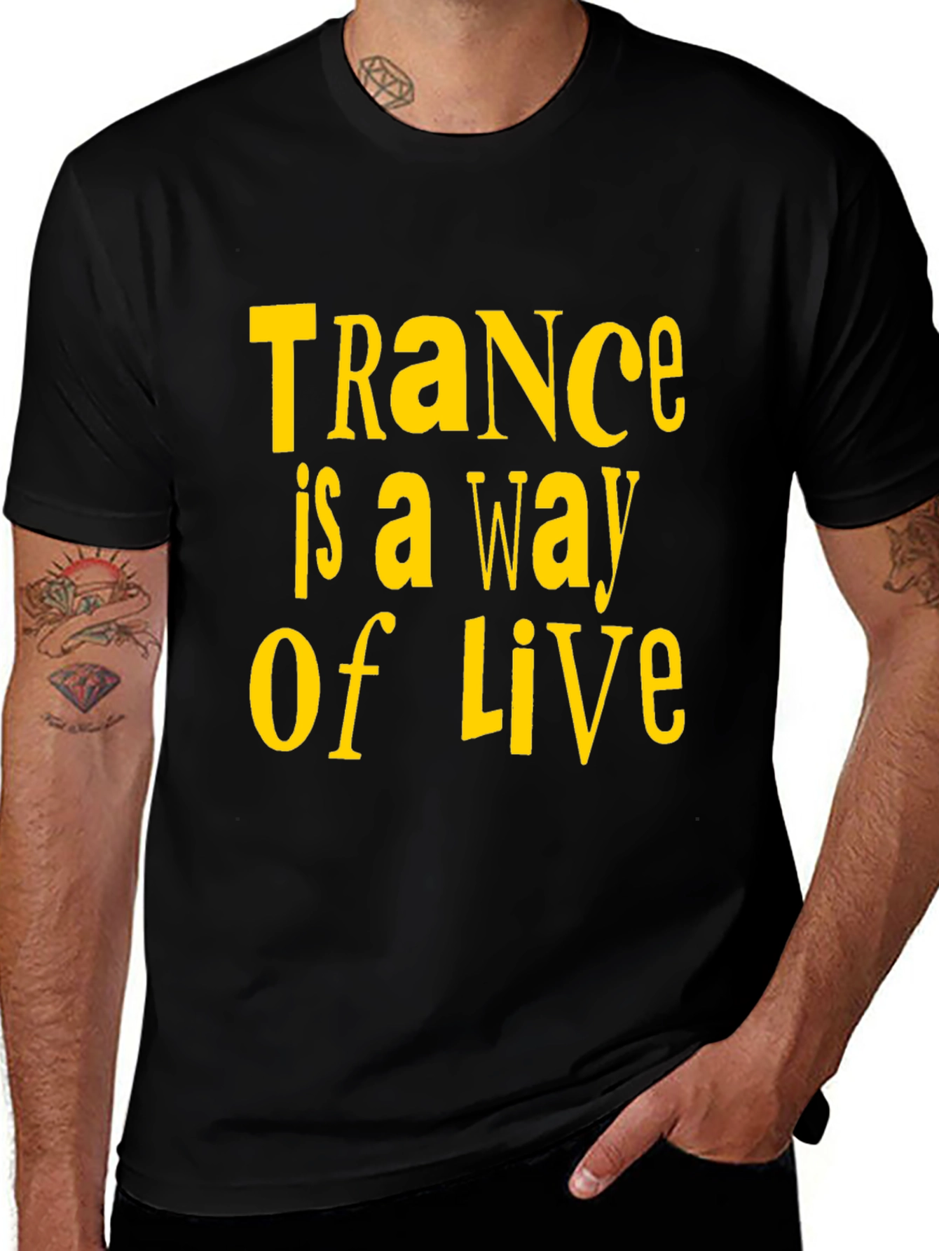 Trance is a Way of Life Black T-Shirt
