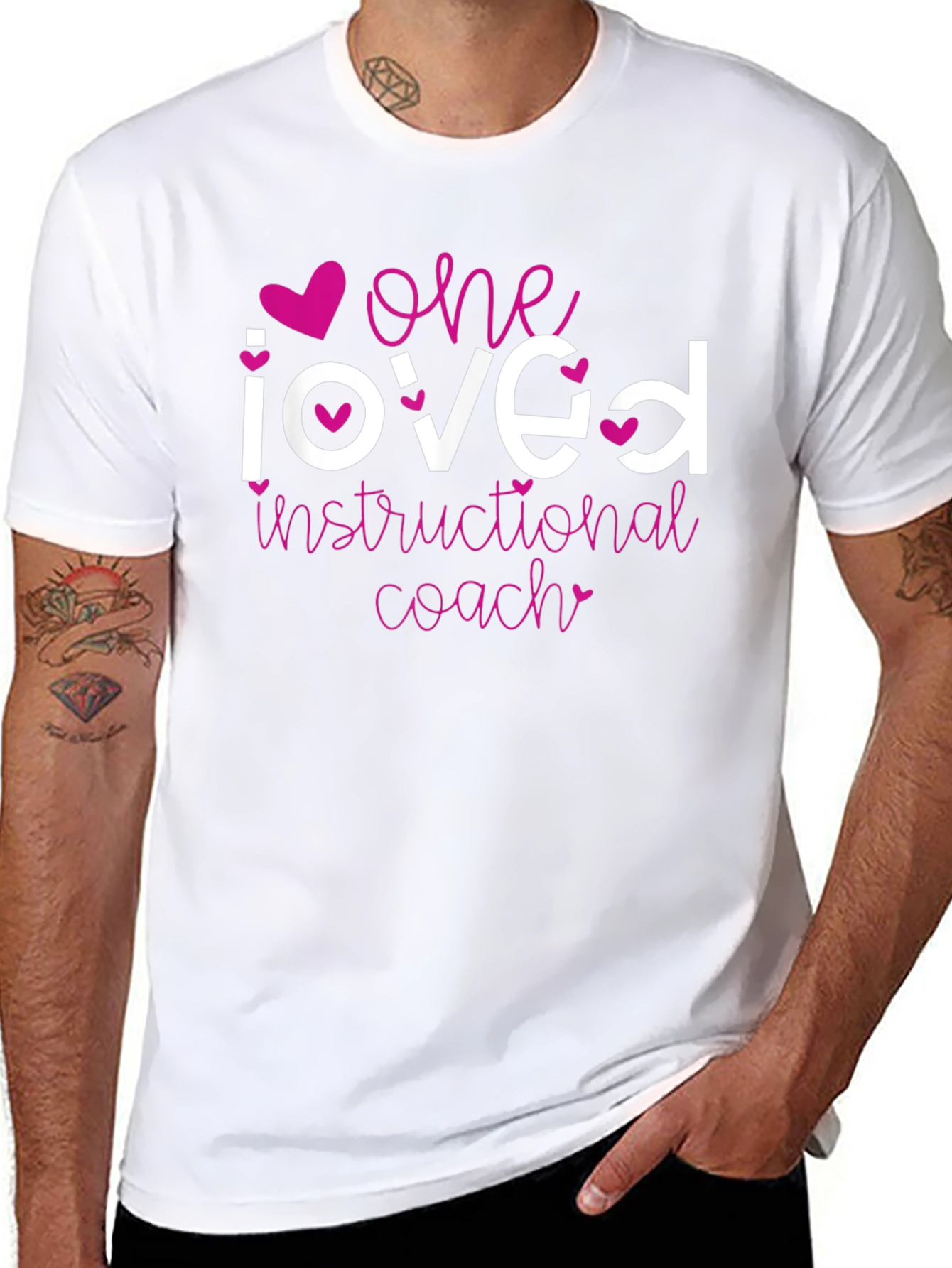One Loved Instructional Coach Graphic Tee