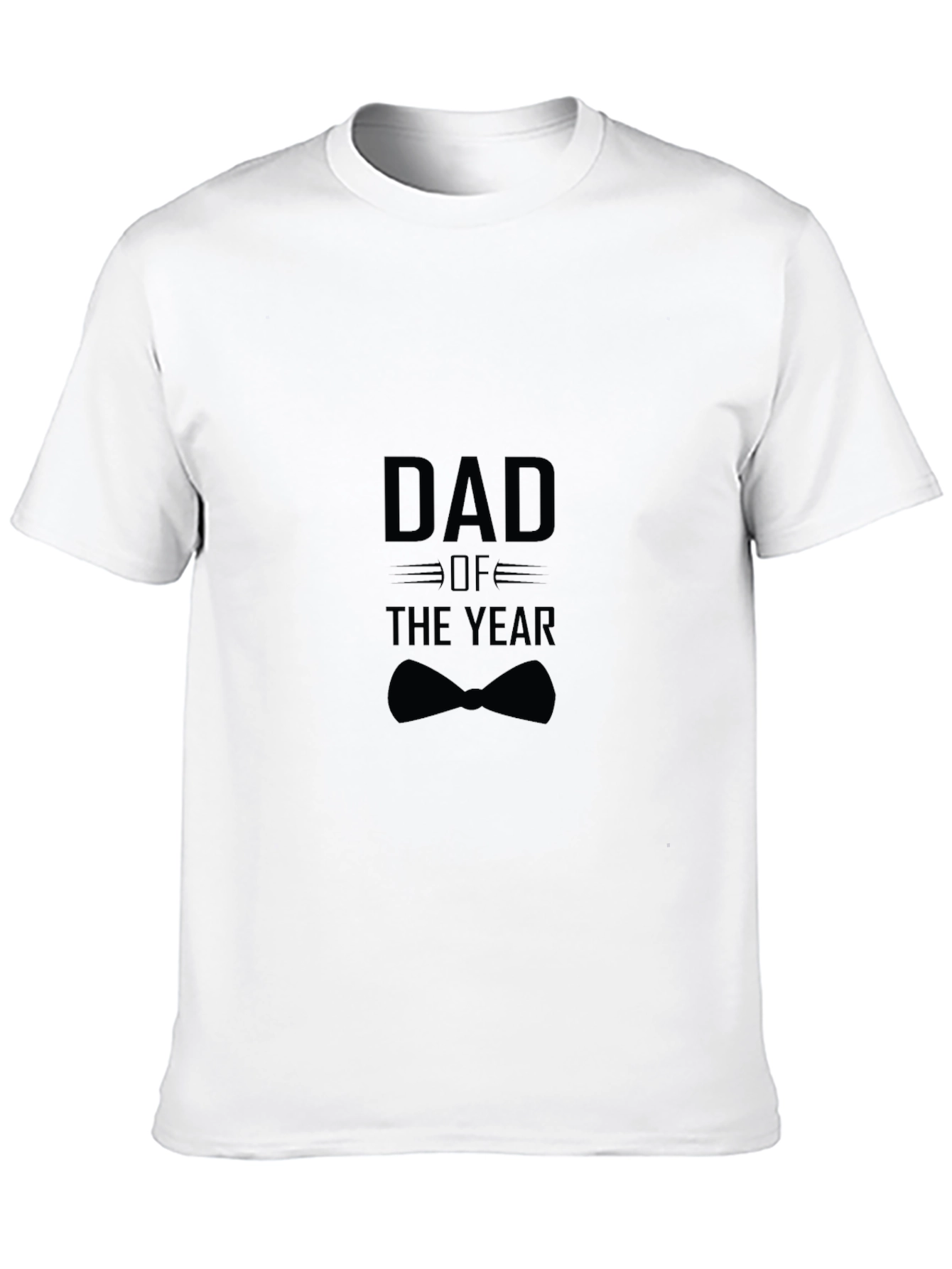 Dad of the Year Black T-Shirt