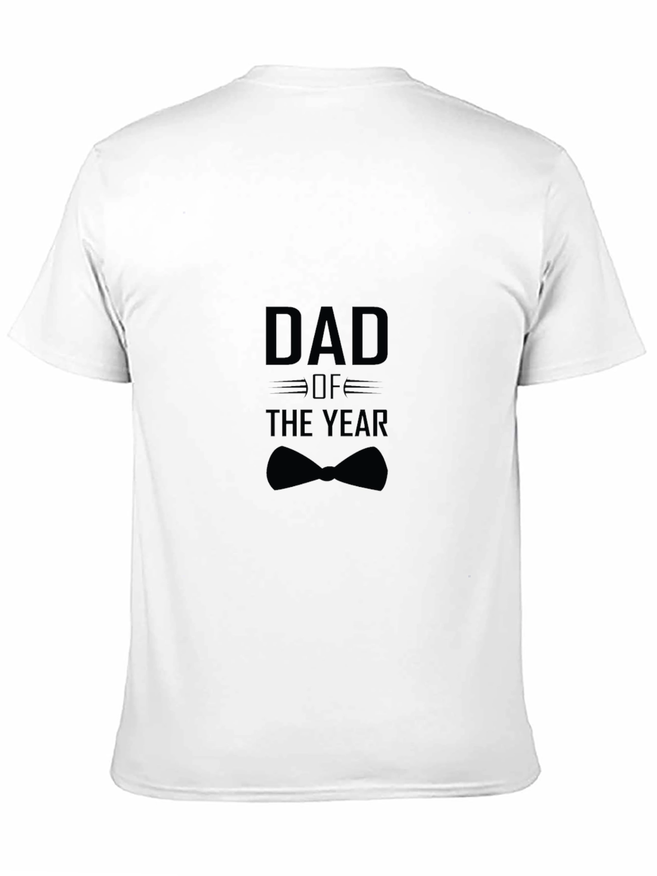 Dad of the Year Black T-Shirt