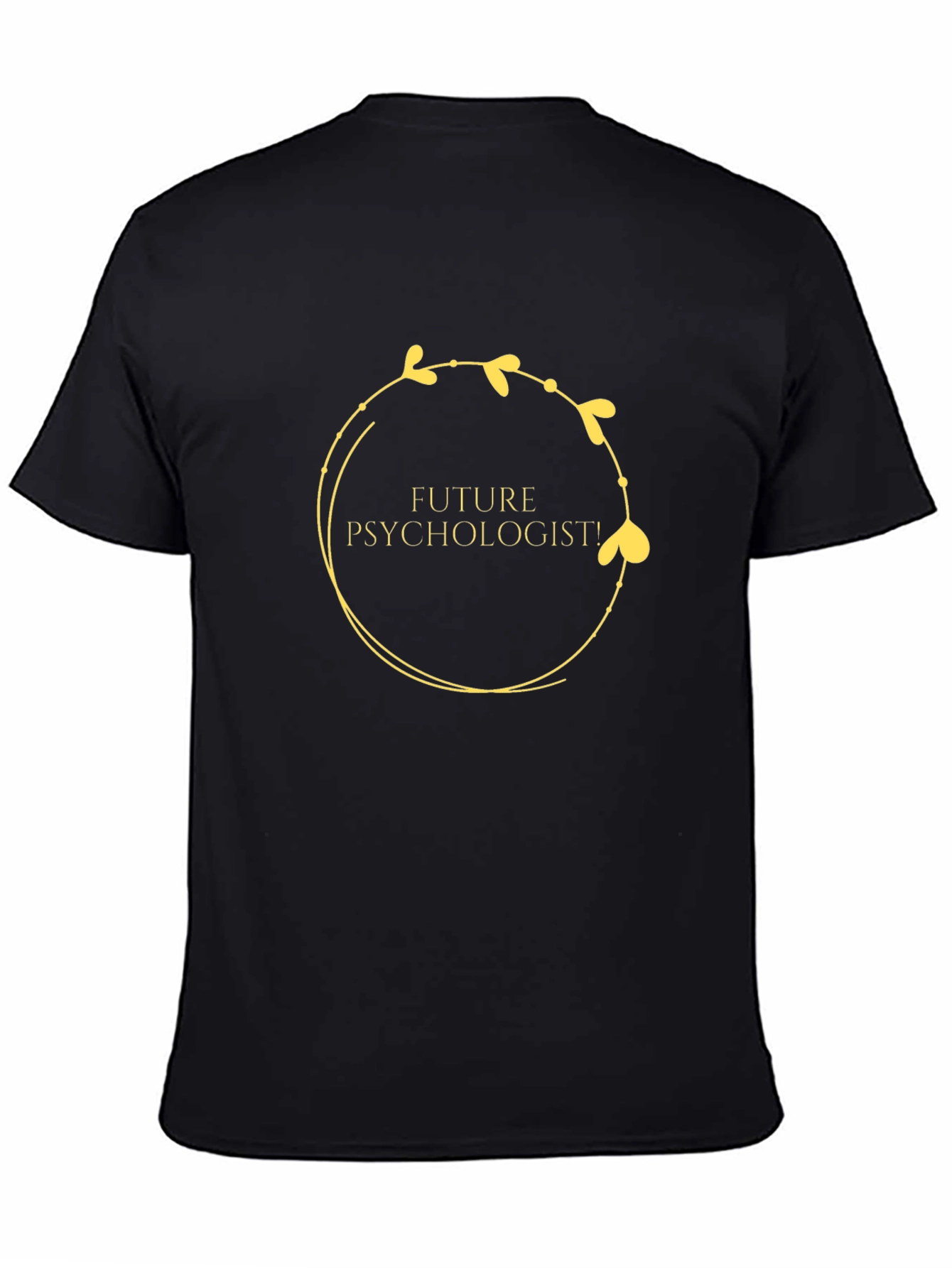 Future Psychologist T-Shirt Circle Leaf Design