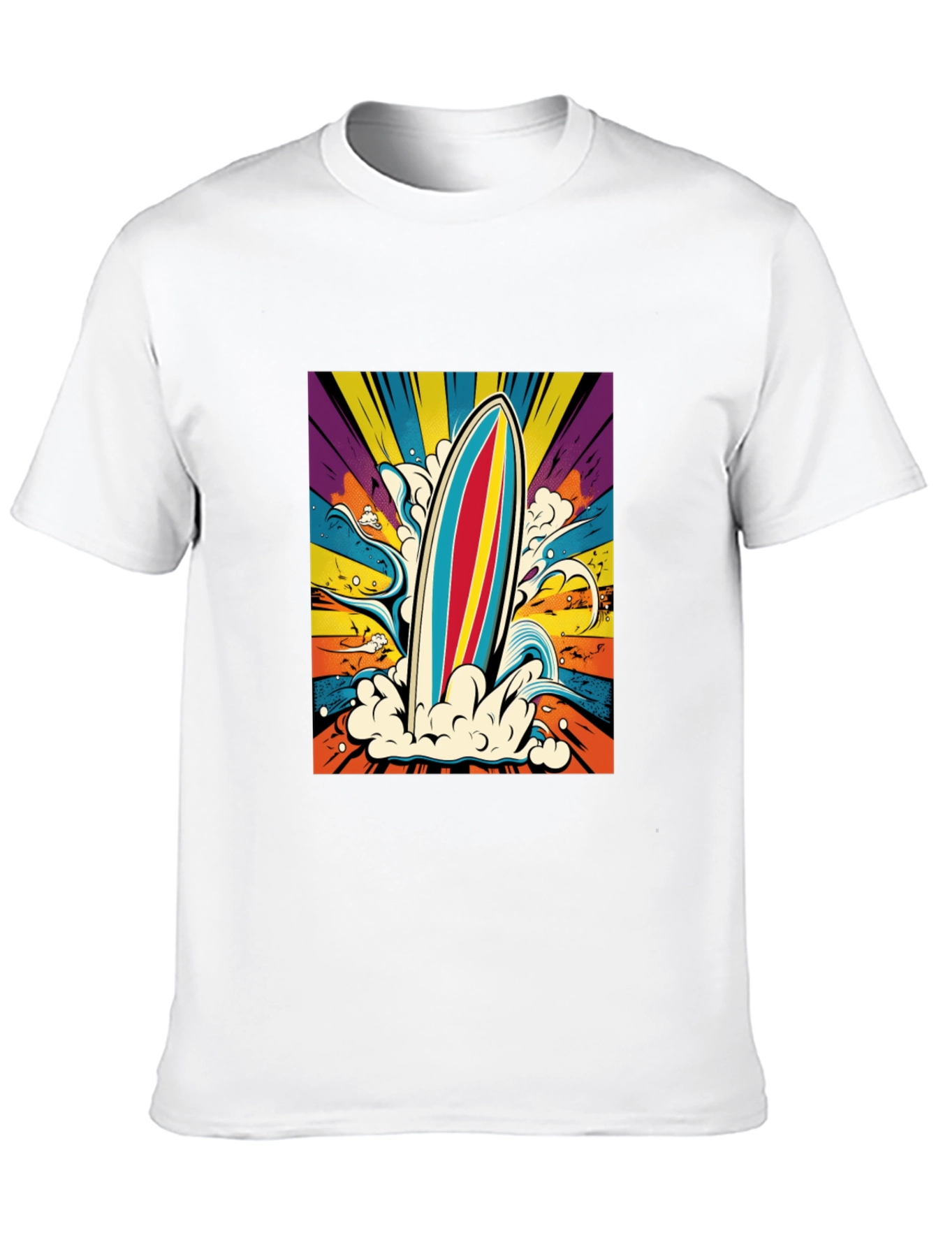 Retro Surfboard Graphic Tee