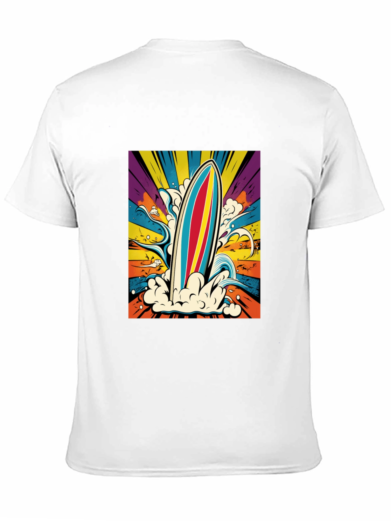 Retro Surfboard Graphic Tee