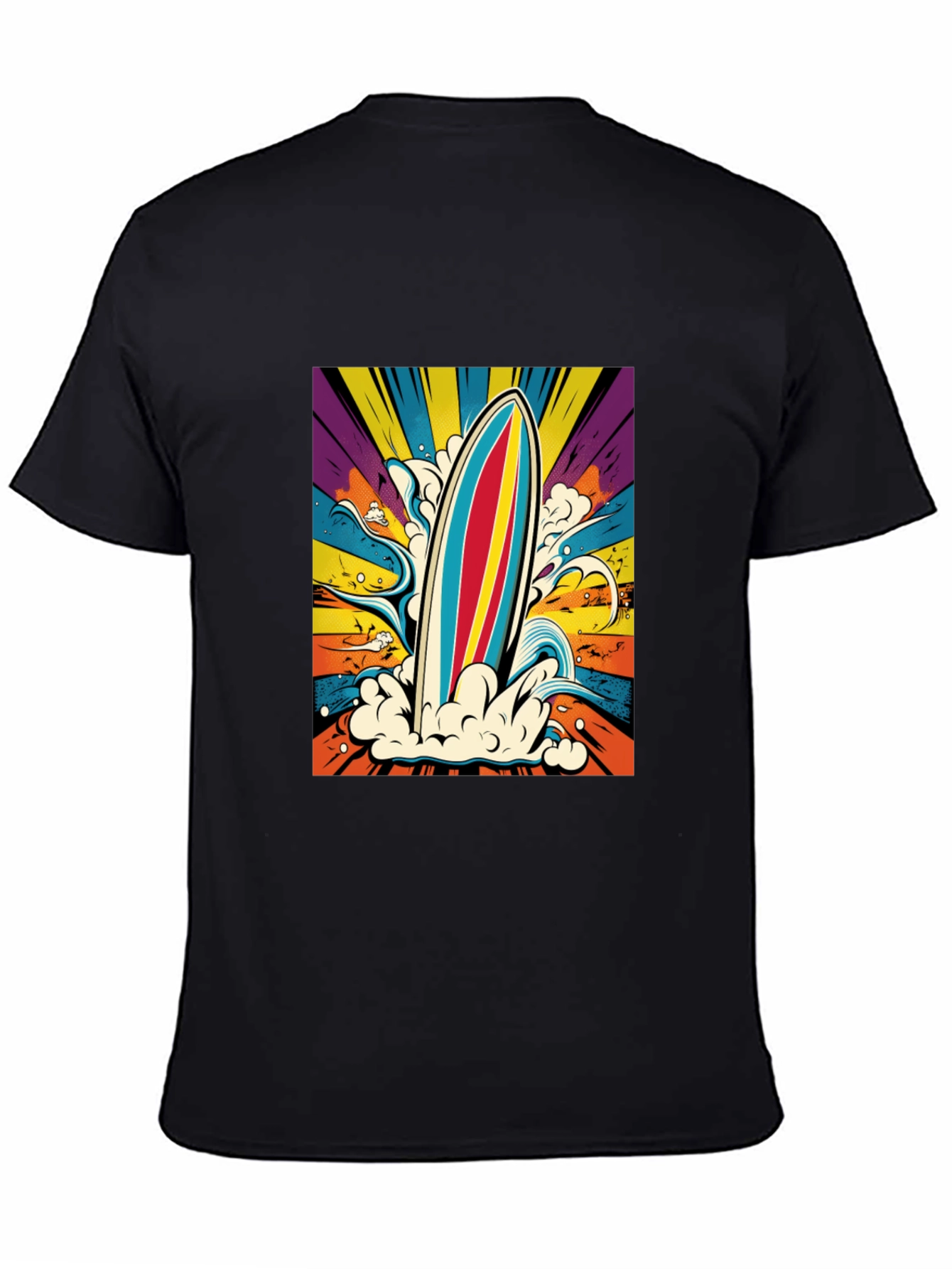 Retro Surfboard Graphic Tee