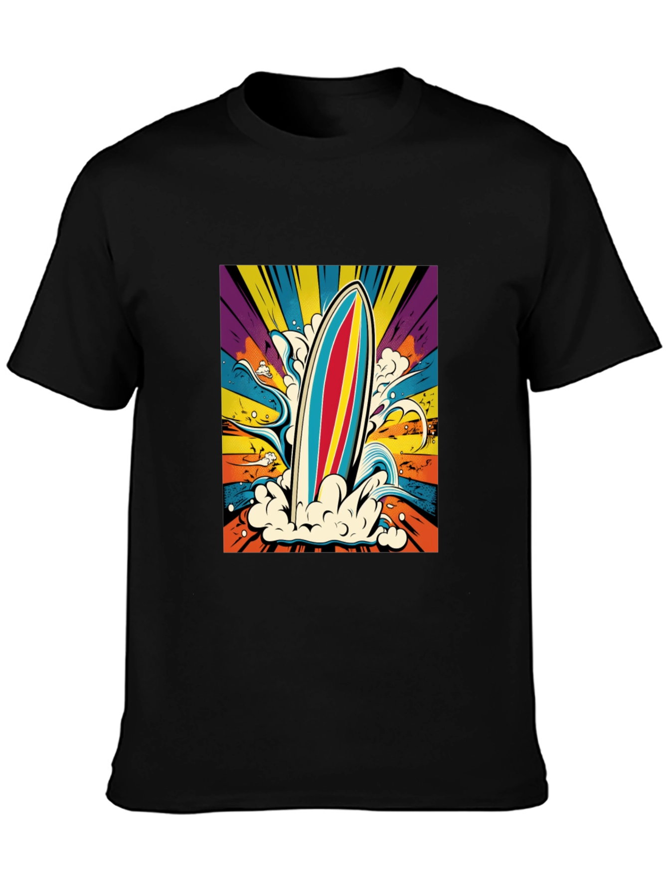 Retro Surfboard Graphic Tee