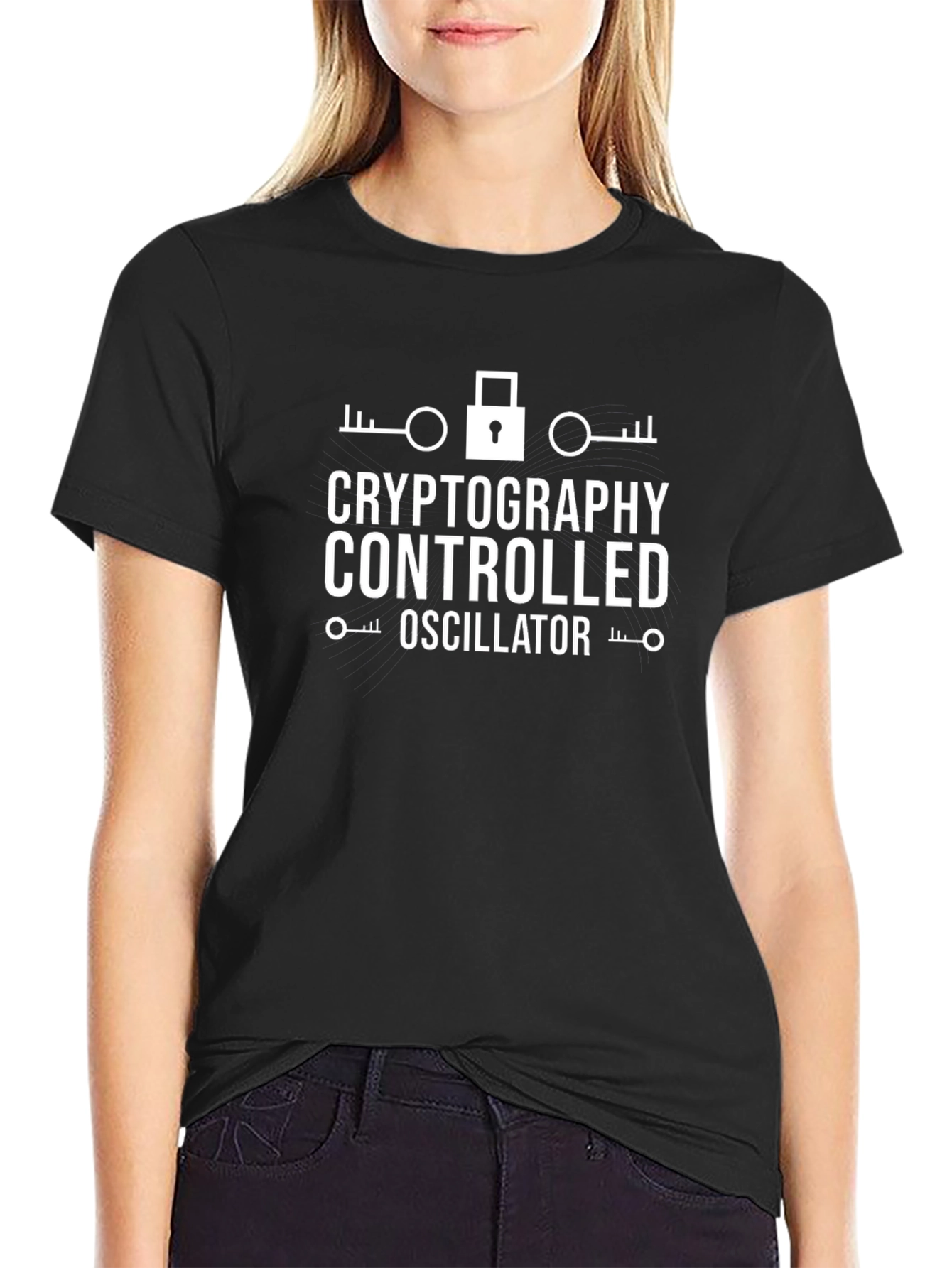 Cryptography Controlled Oscillator T-Shirt