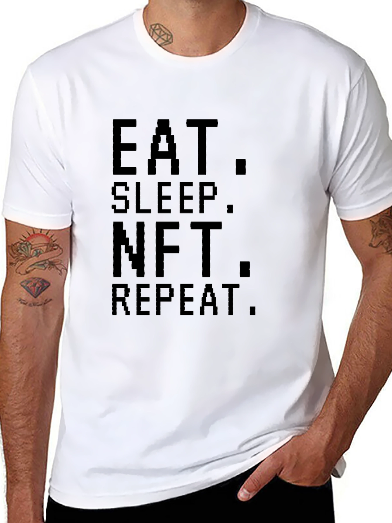 Eat Sleep NFT Repeat T-Shirt