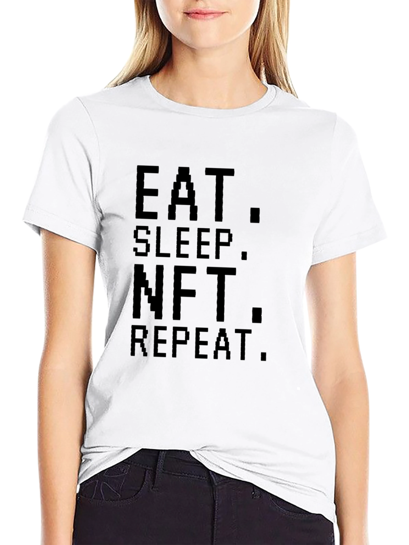 Eat Sleep NFT Repeat T-Shirt