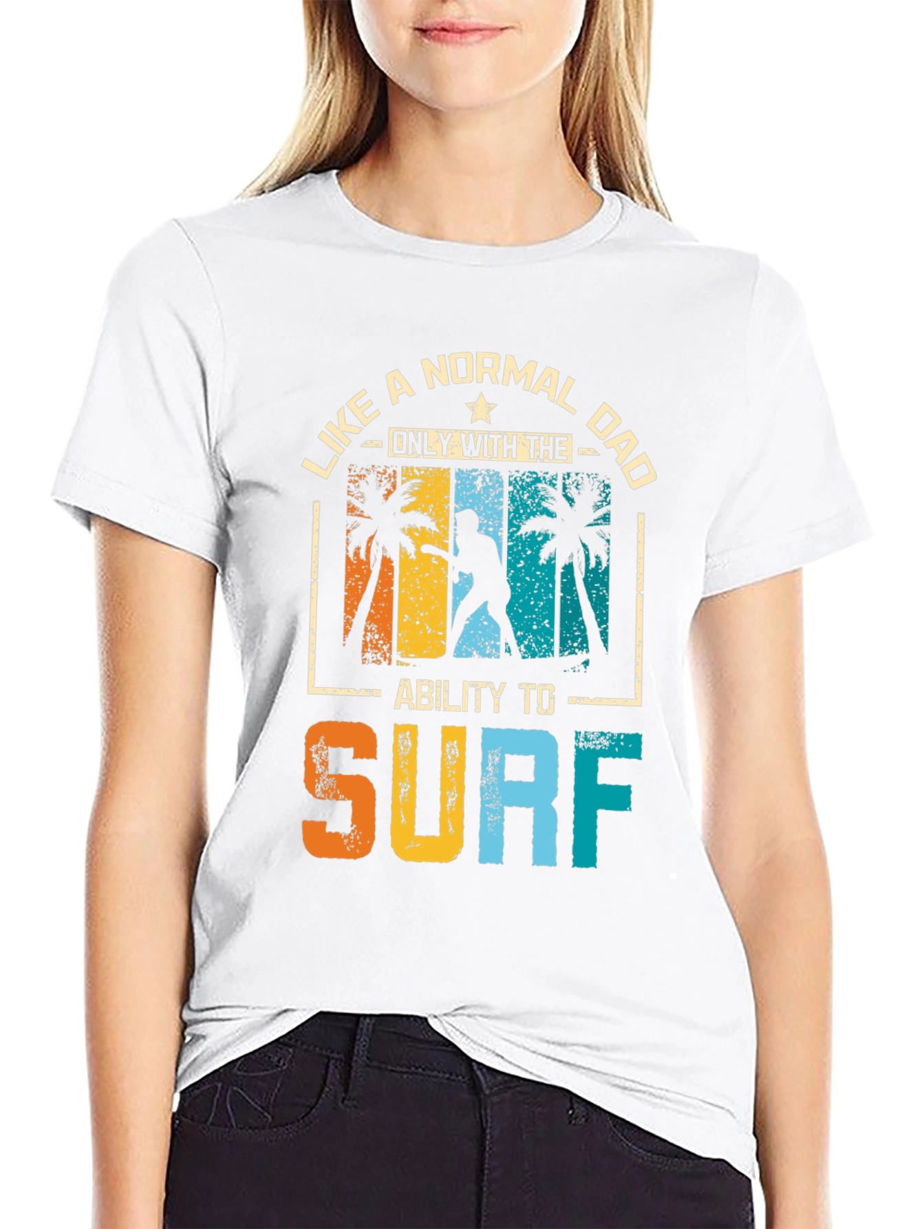 Surfing Dad Graphic Tee