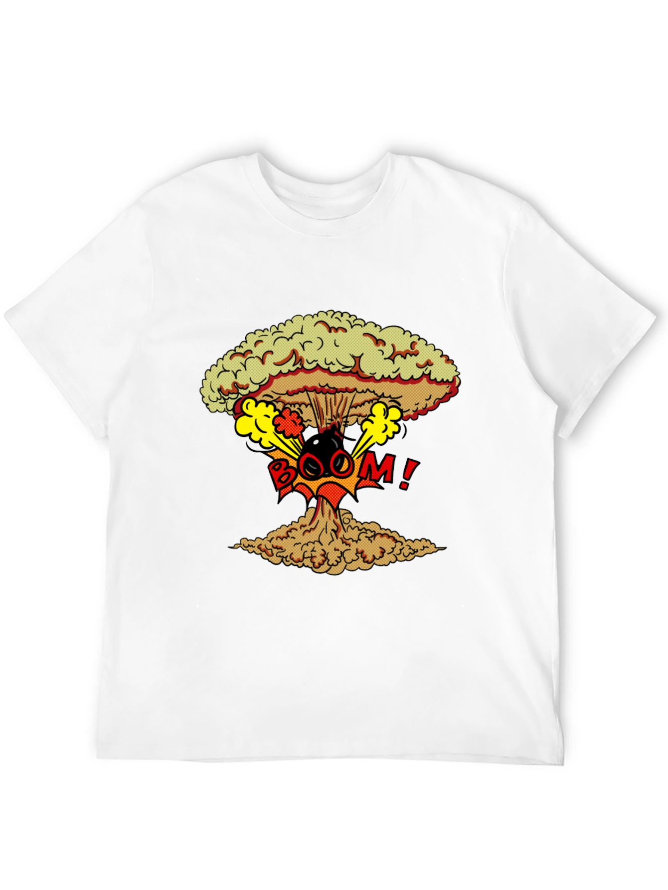 Nuclear Boom Graphic Print T-Shirt