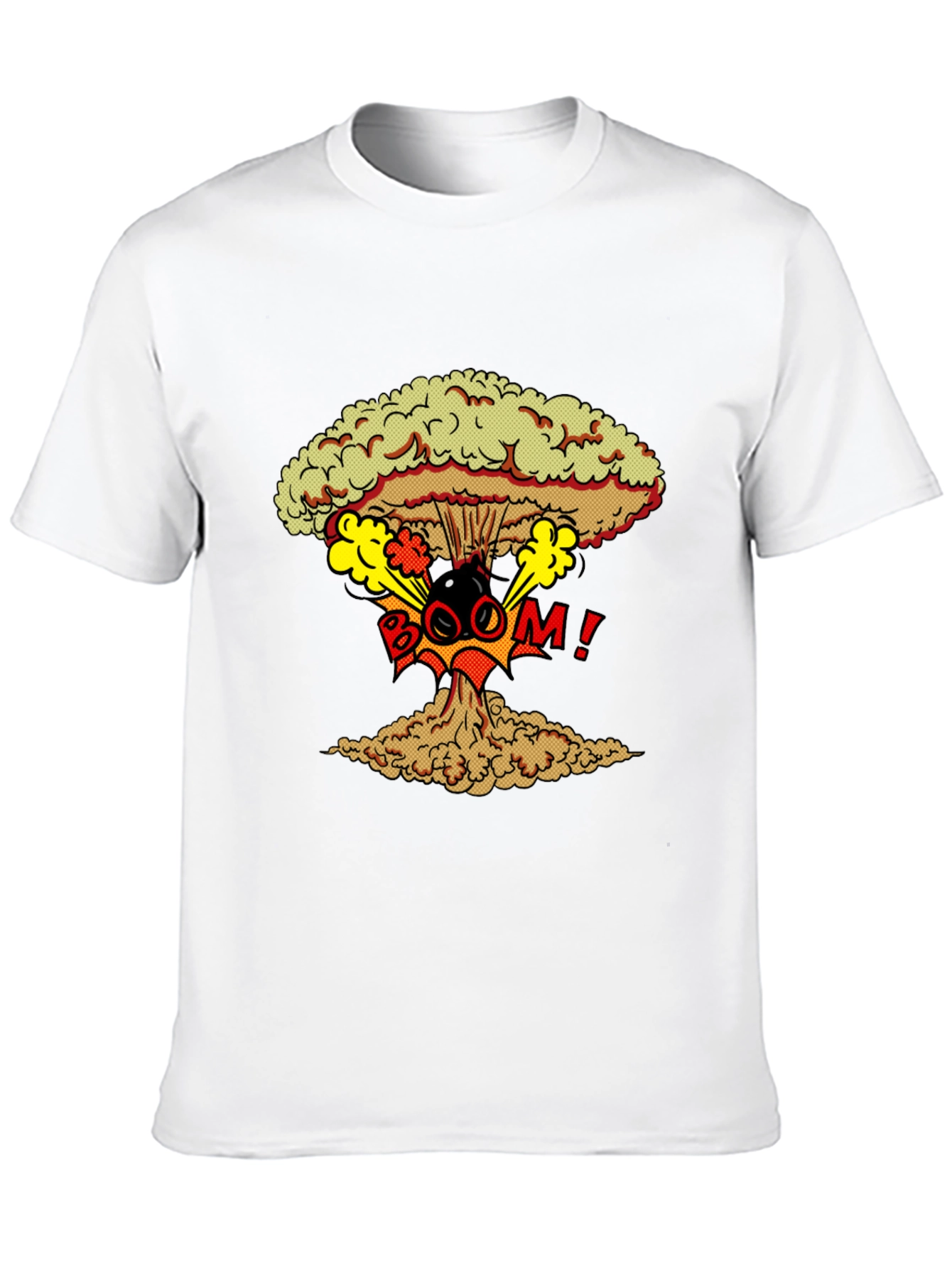Nuclear Boom Graphic Print T-Shirt