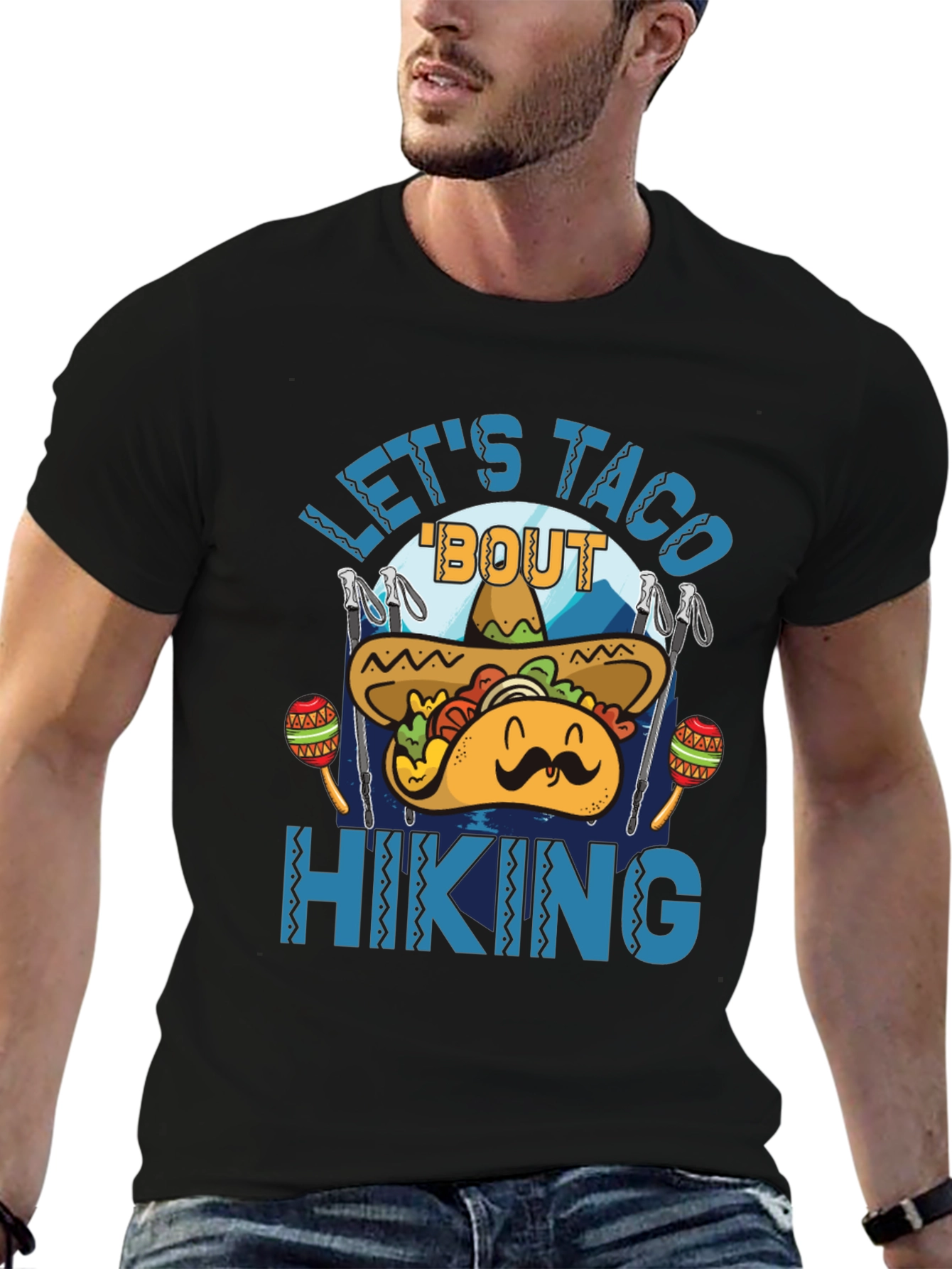 Lets Taco Bout Hiking Graphic Tee