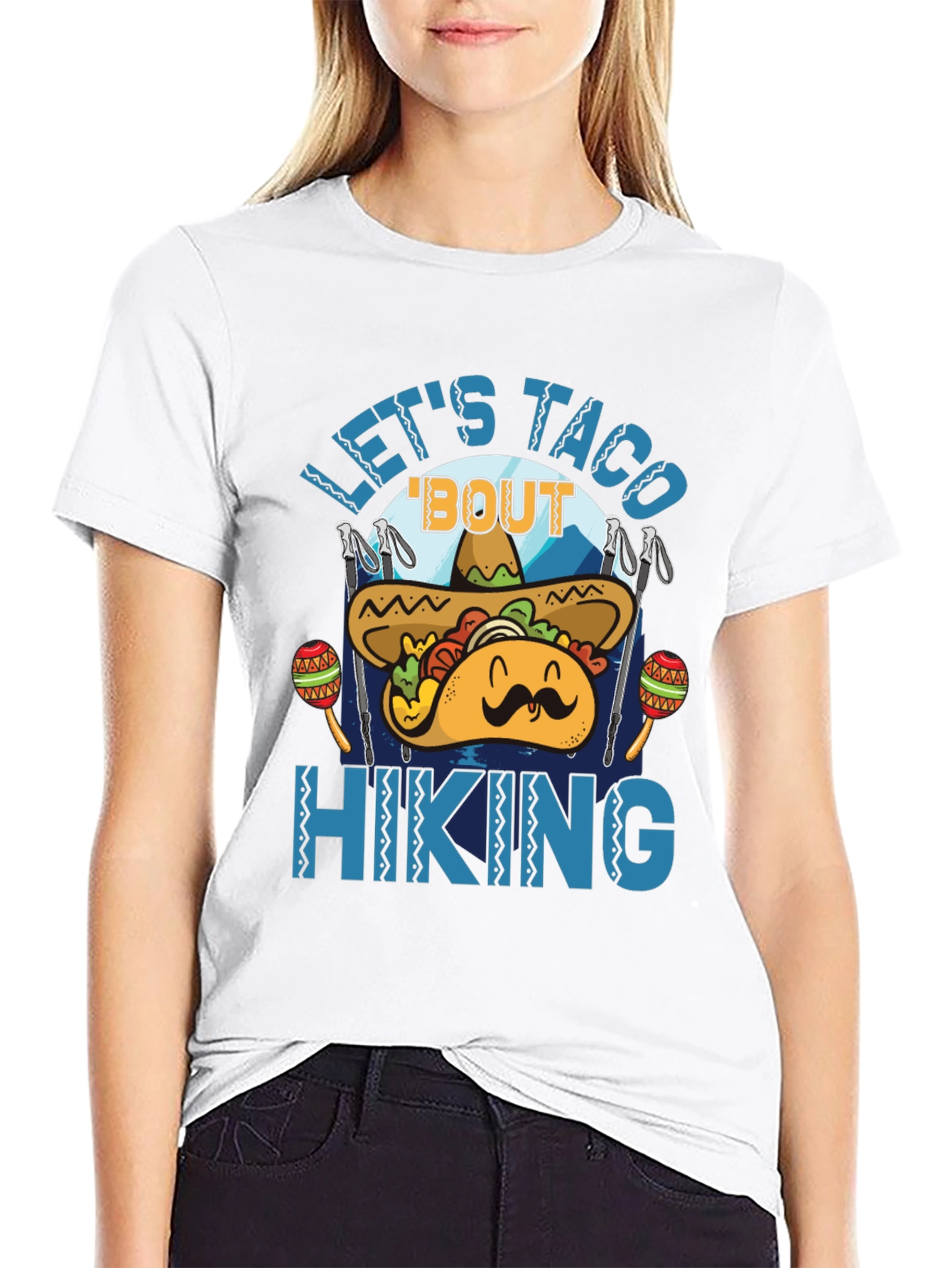 Lets Taco Bout Hiking Graphic Tee
