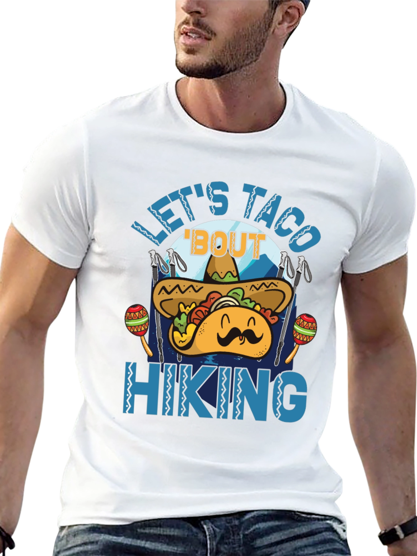 Lets Taco Bout Hiking Graphic Tee