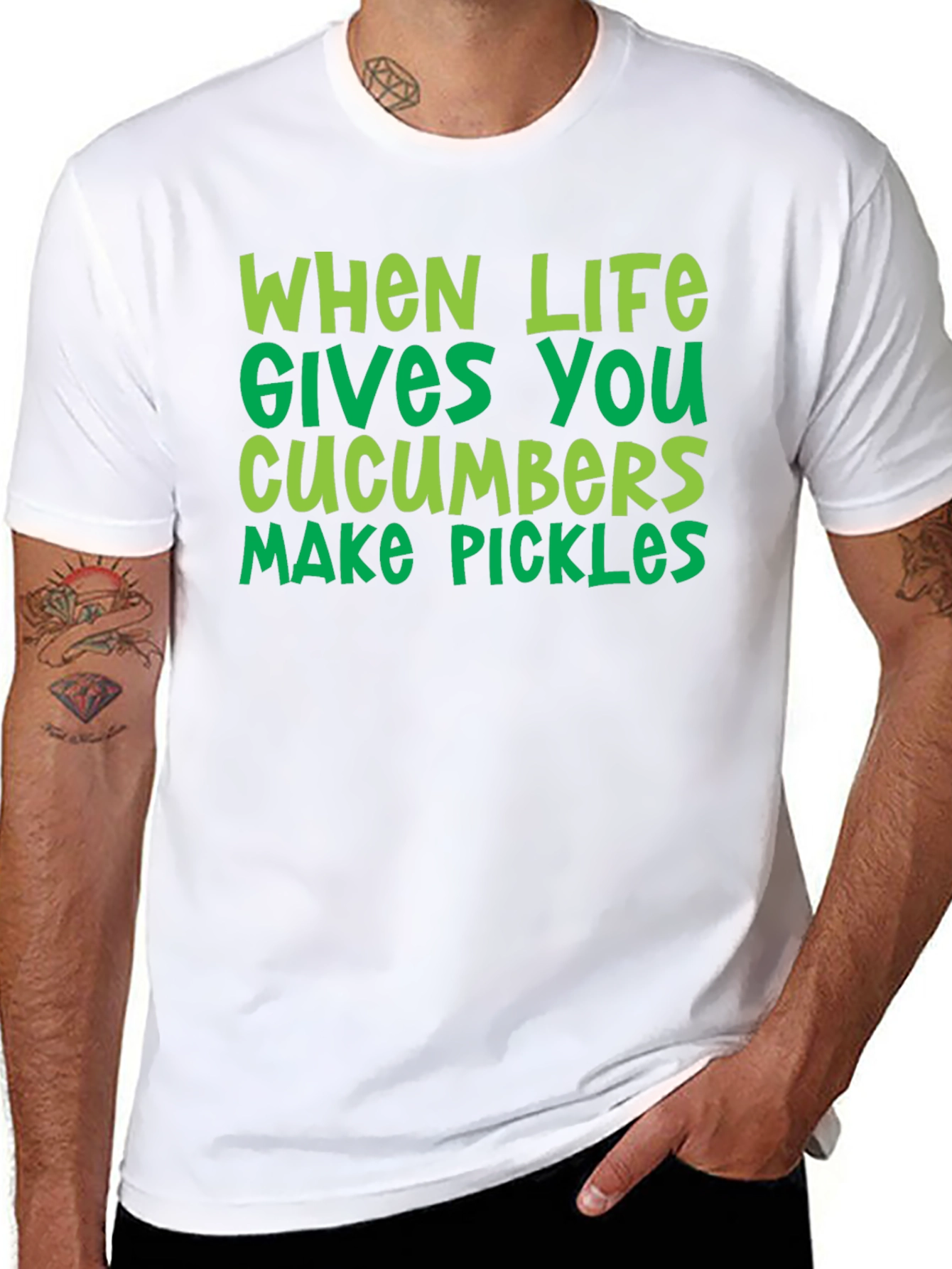Funny Cucumber Pickles Graphic Tee