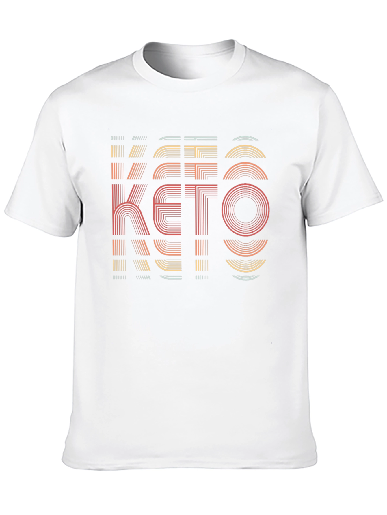Retro Keto Diet T-Shirt - Graphic Design