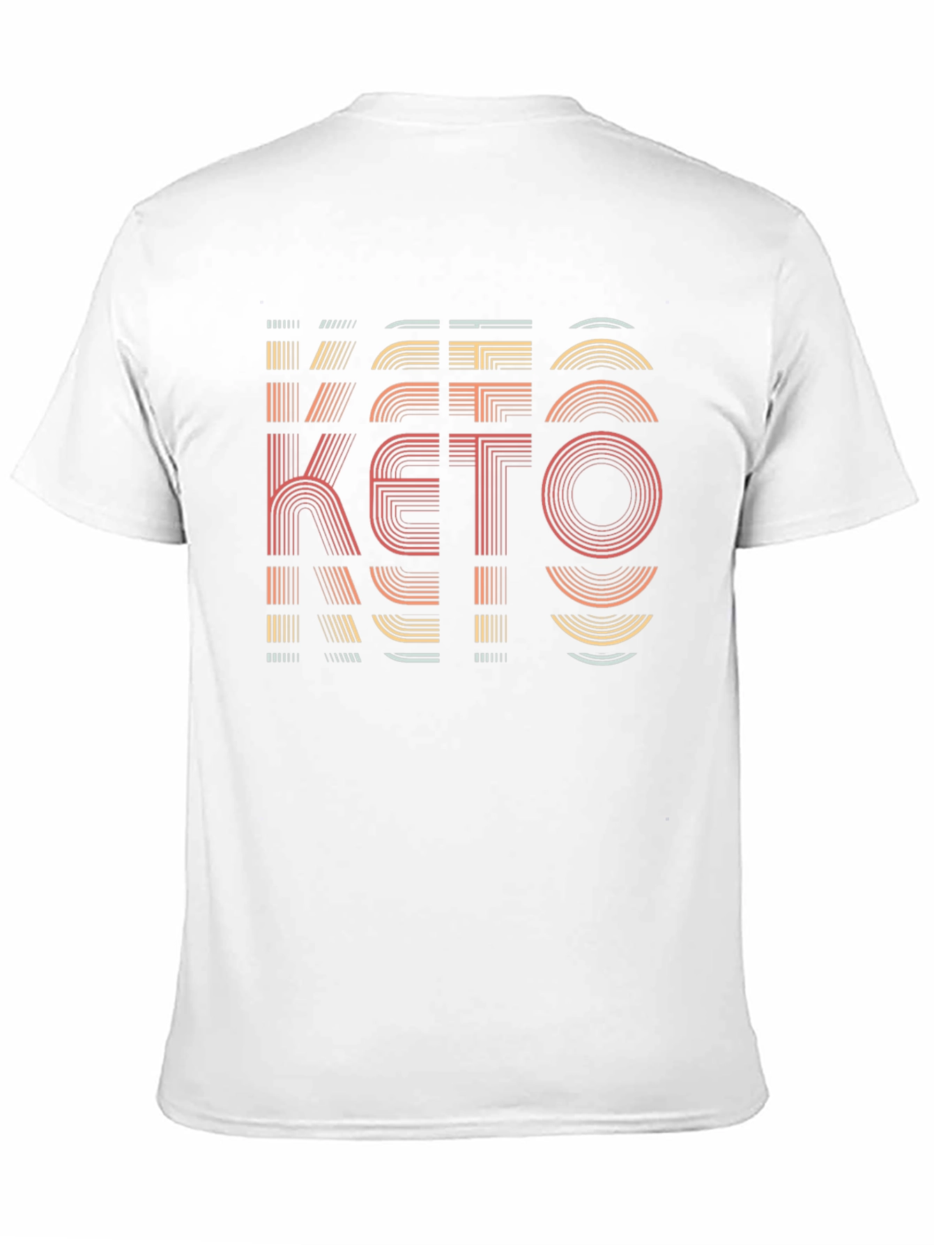 Retro Keto Diet T-Shirt - Graphic Design