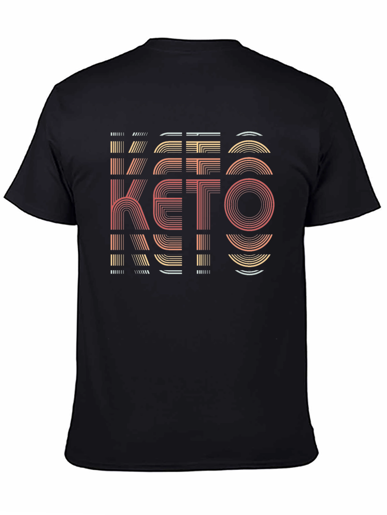 Retro Keto Diet T-Shirt - Graphic Design