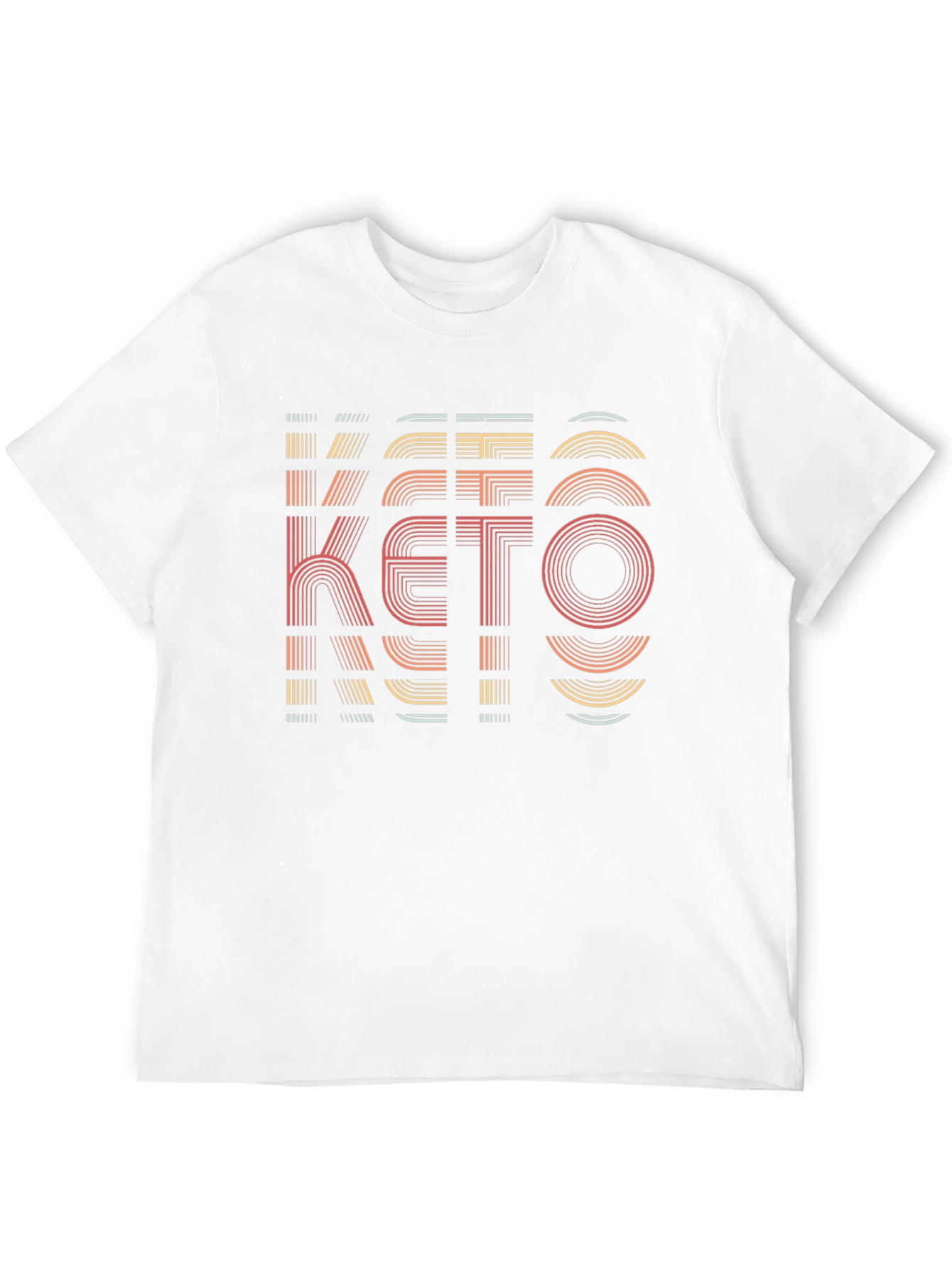 Retro Keto Diet T-Shirt - Graphic Design