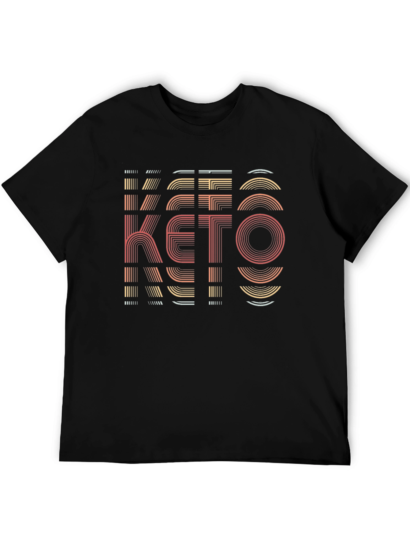 Retro Keto Diet T-Shirt - Graphic Design