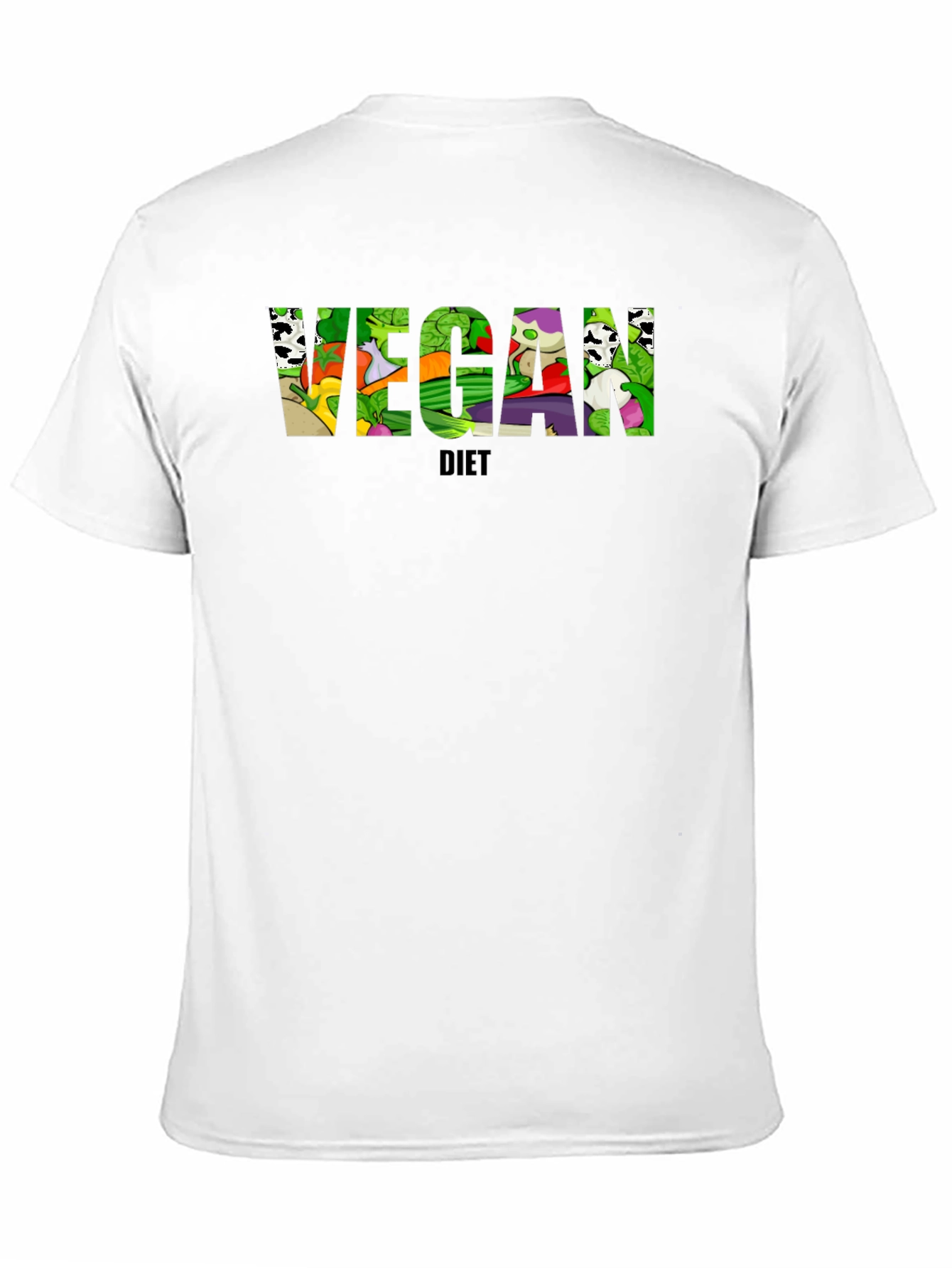 Vegan Diet Black T-Shirt