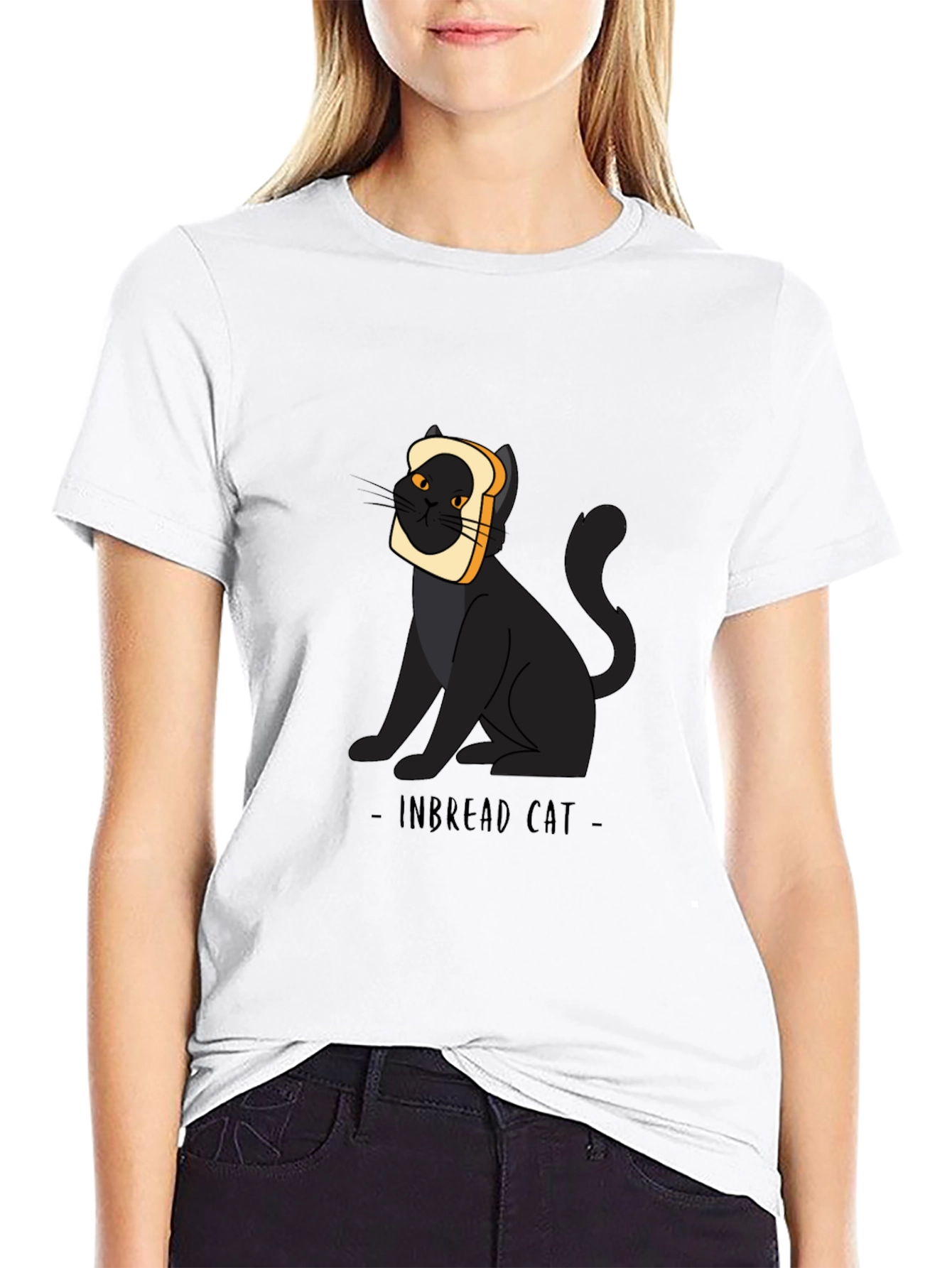 Inbread Cat Graphic T-Shirt - Funny Cat Tee