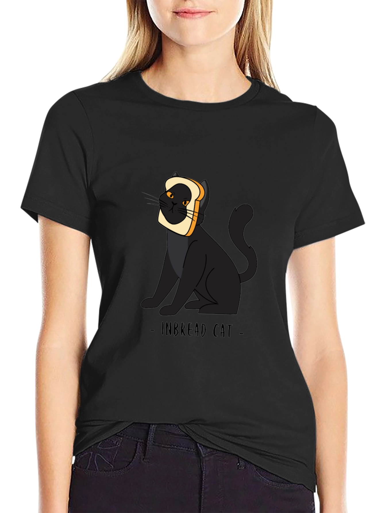 Inbread Cat Graphic T-Shirt - Funny Cat Tee