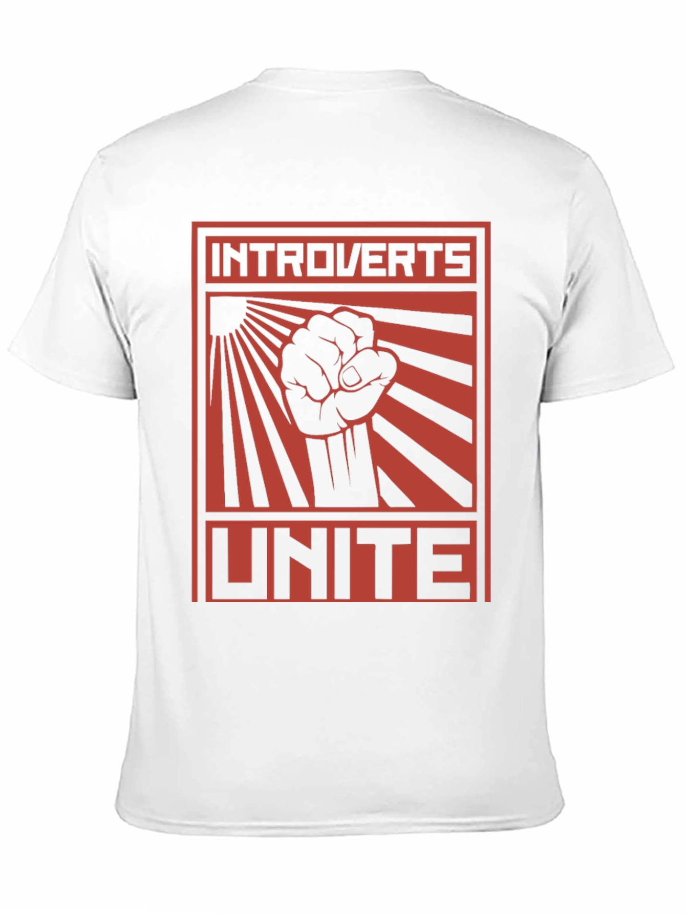 Introverts Unite Graphic Tee - Black Cotton