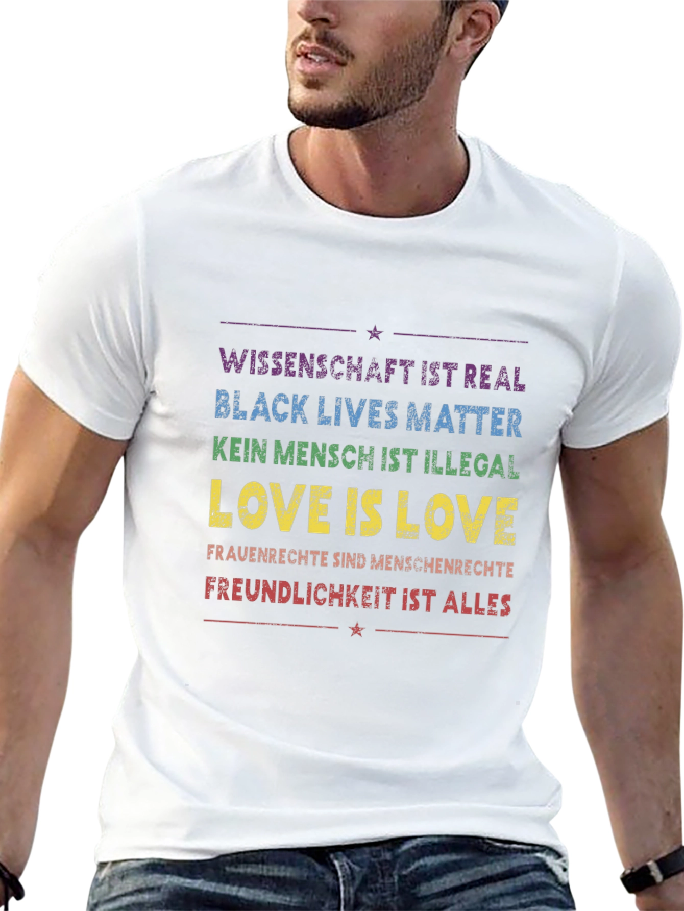 Equality Statement Tee: Science Love Rights