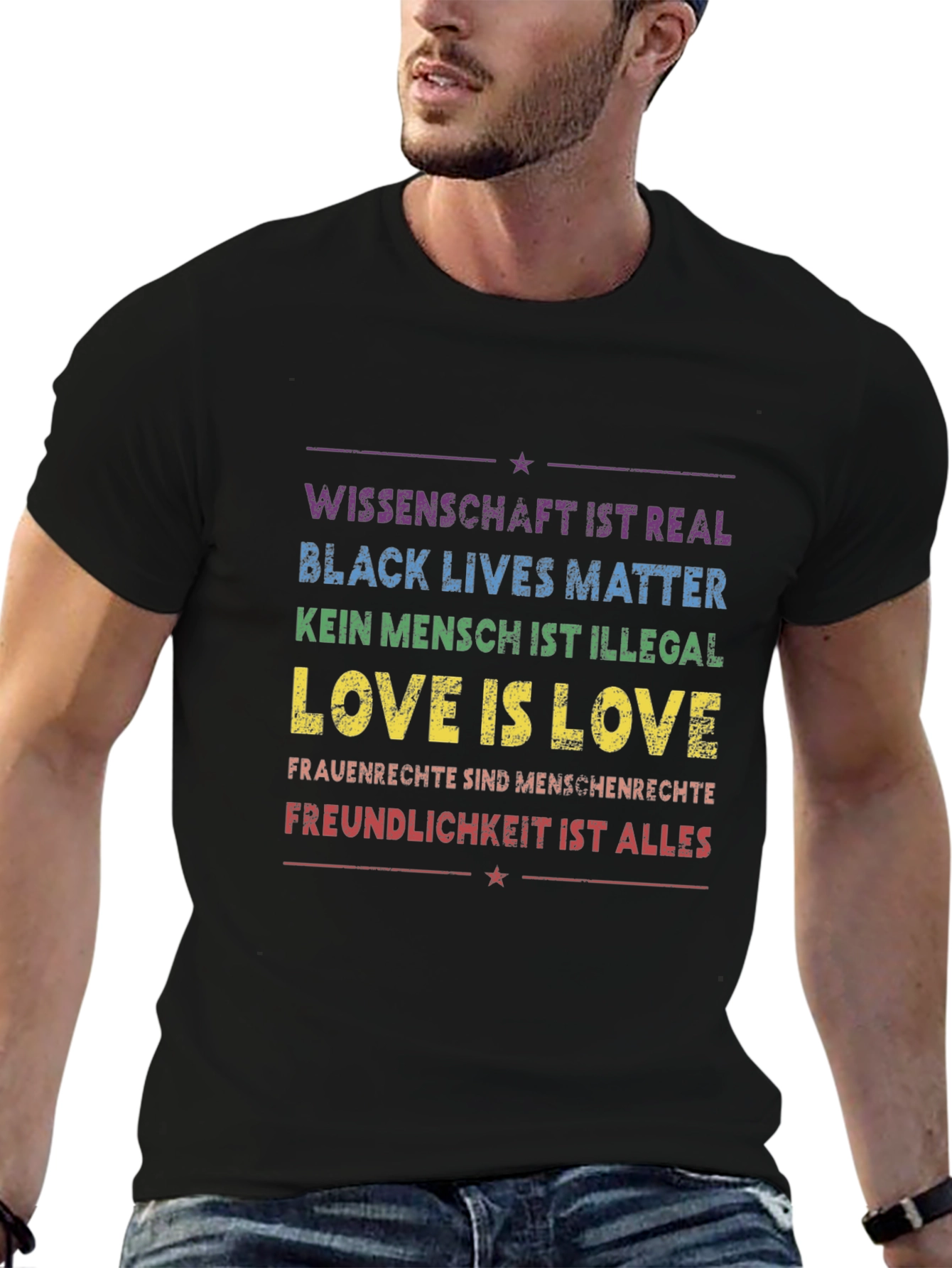 Equality Statement Tee: Science Love Rights