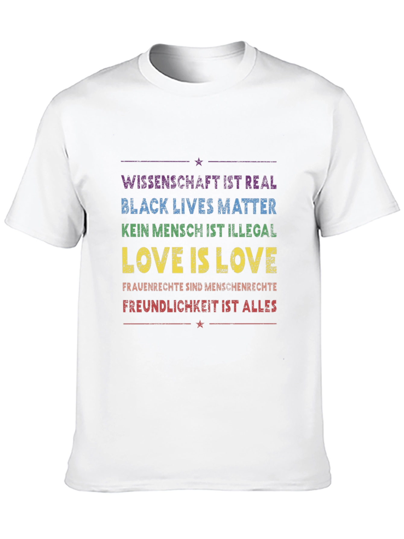Equality Statement Tee: Science Love Rights