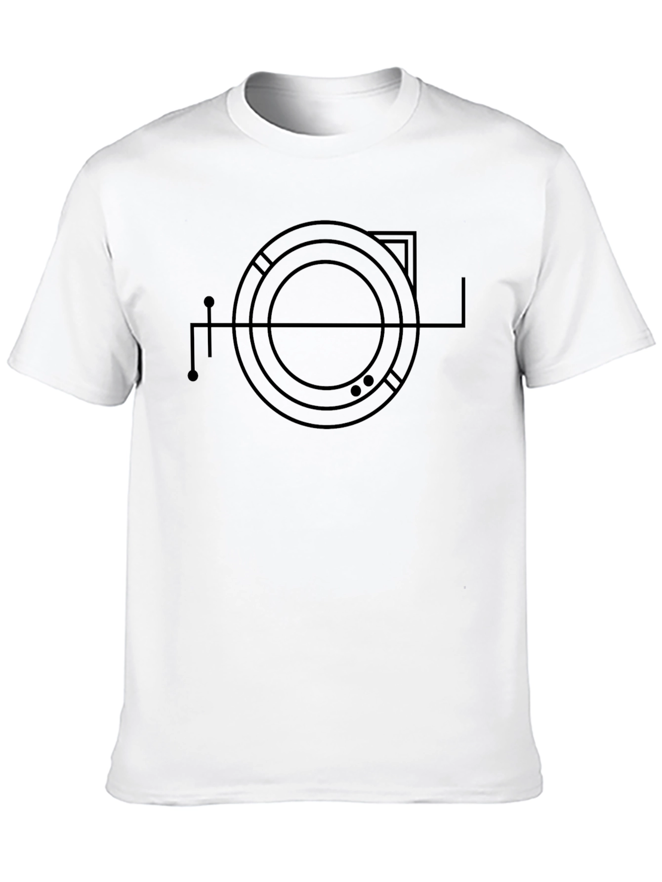 Abstract Circle Graphic Tee