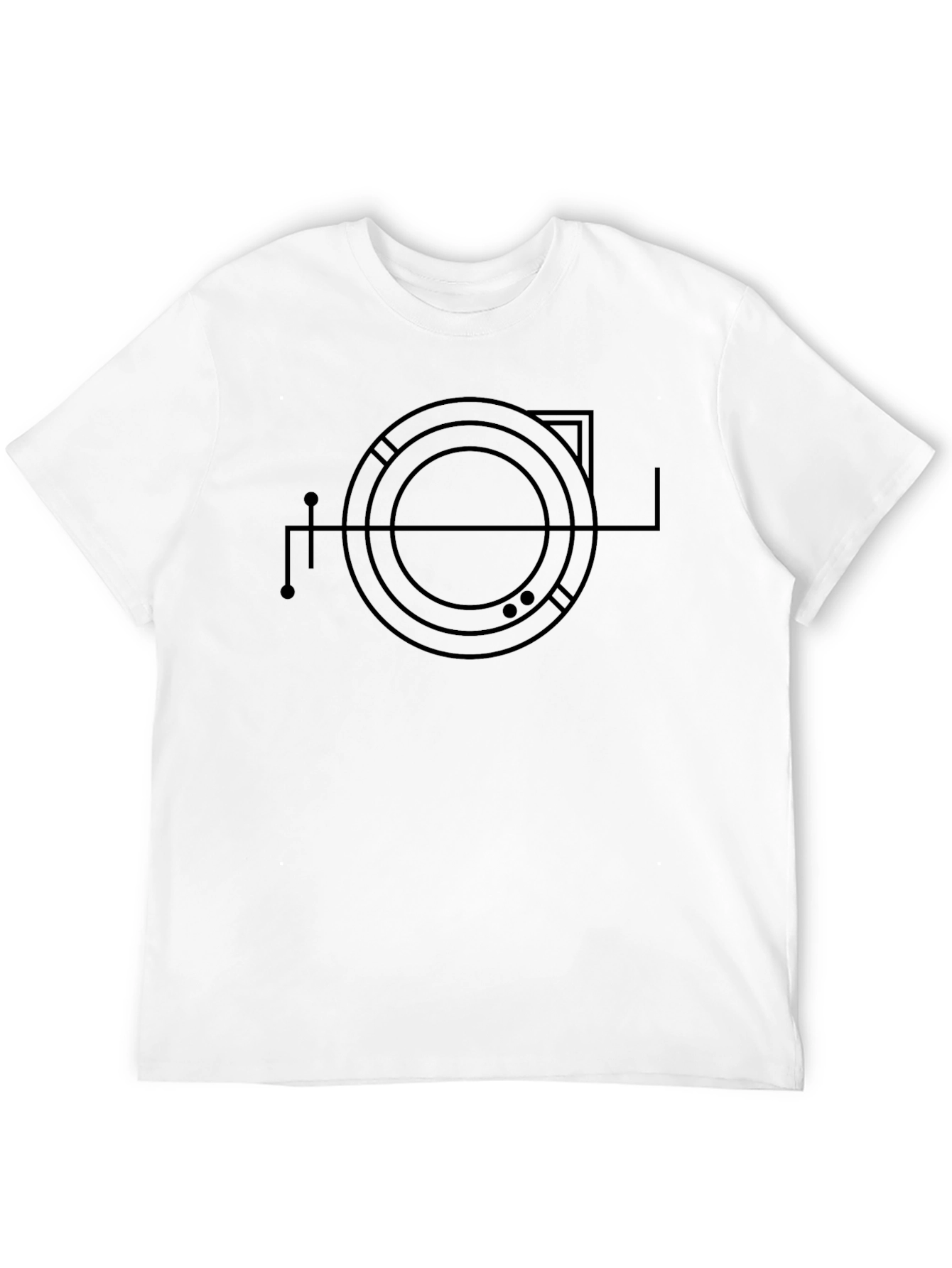 Abstract Circle Graphic Tee