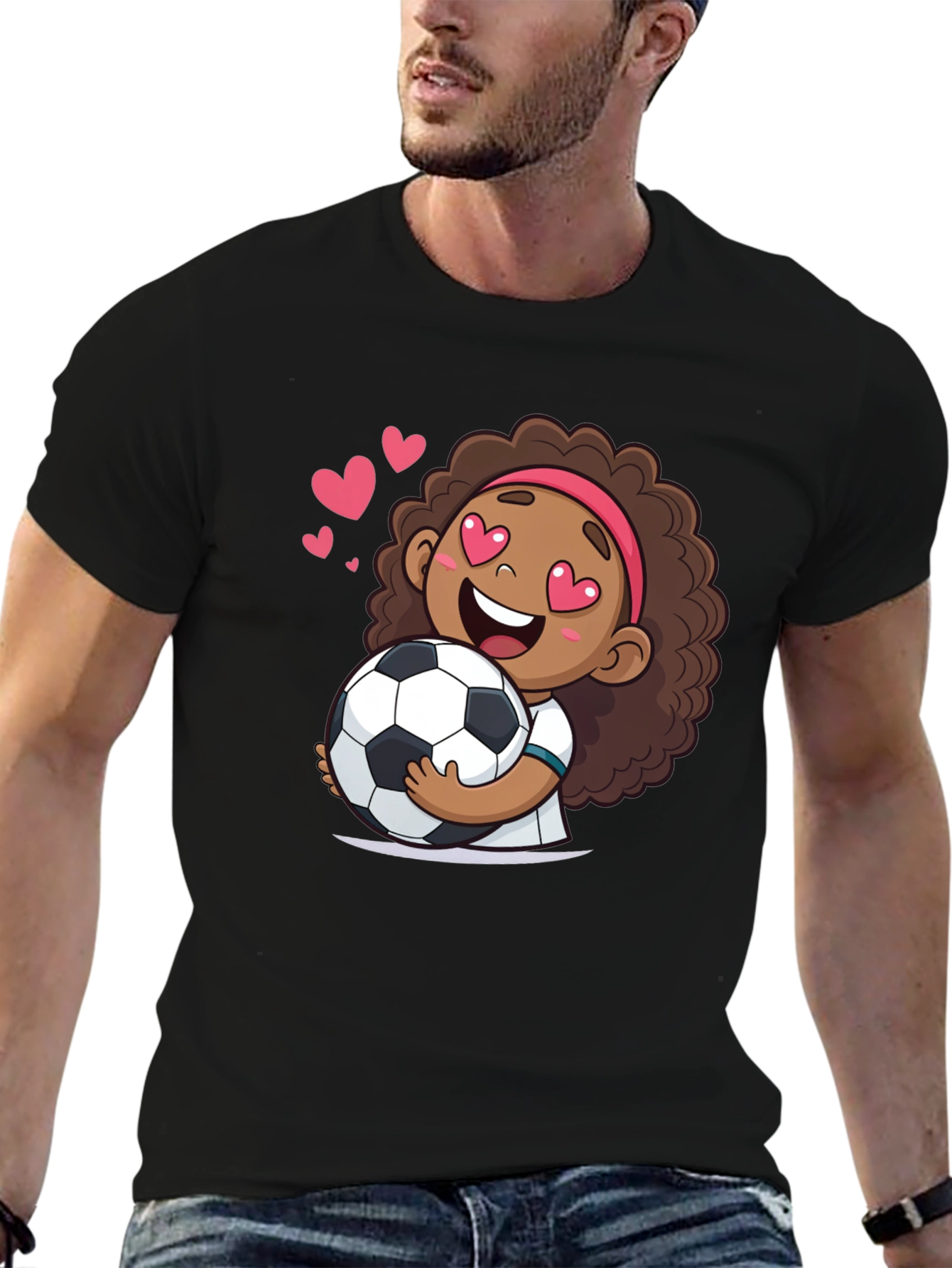Cute Soccer Girl T-Shirt