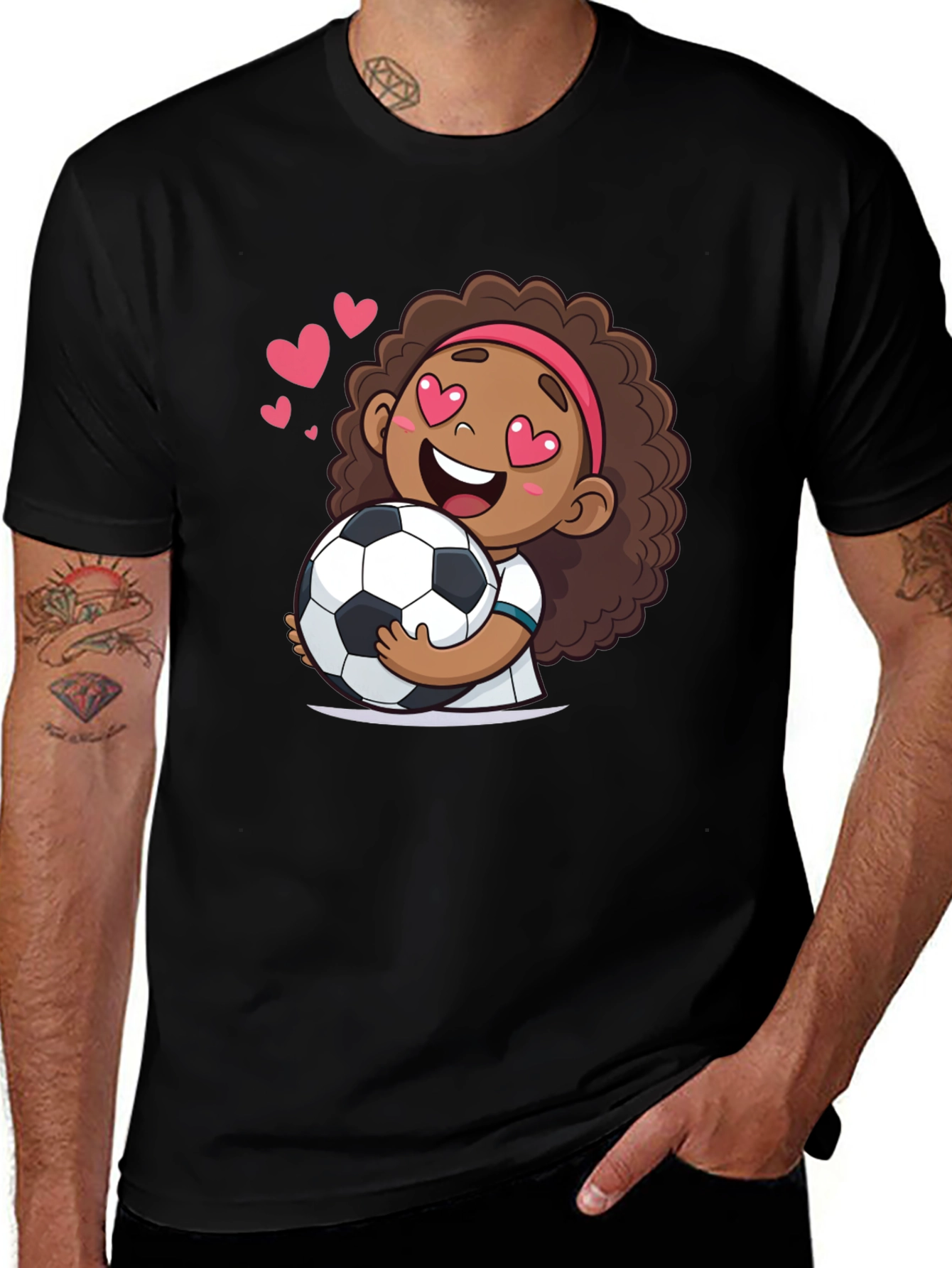 Cute Soccer Girl T-Shirt