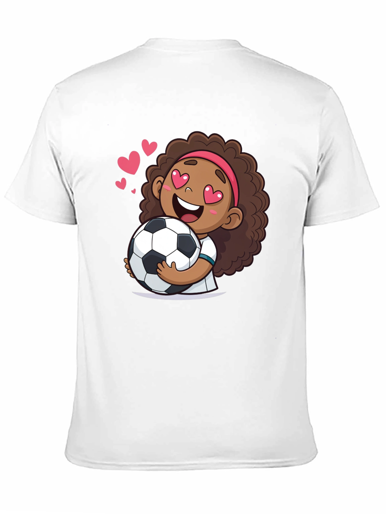 Cute Soccer Girl T-Shirt