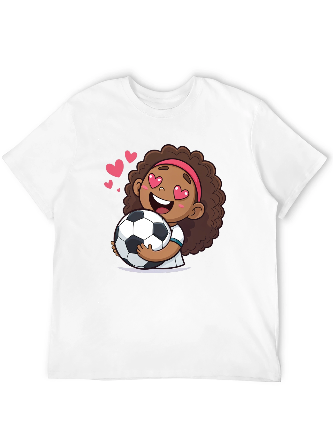 Cute Soccer Girl T-Shirt
